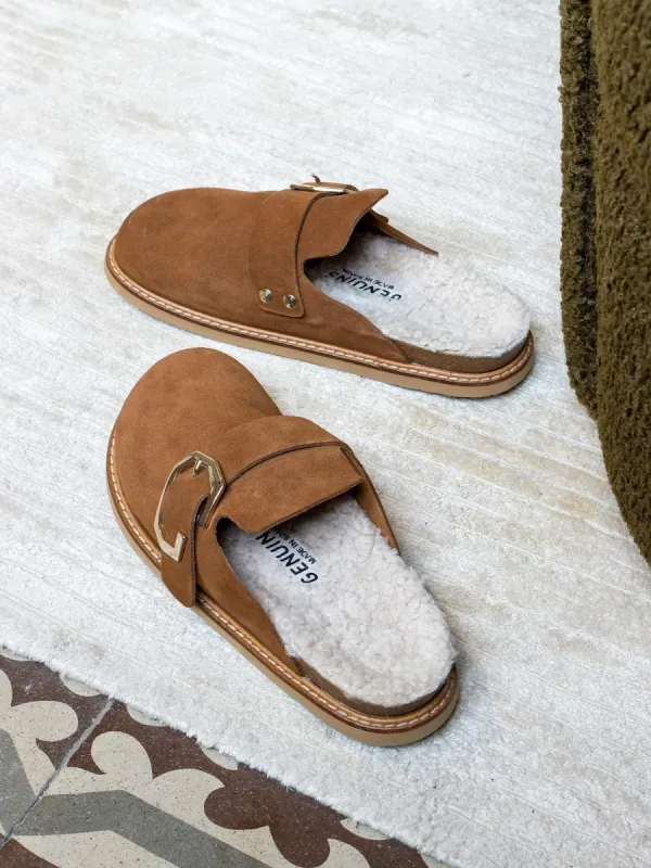GRISEL SHEEPSKIN VELOUR CAMEL sold by Genuins