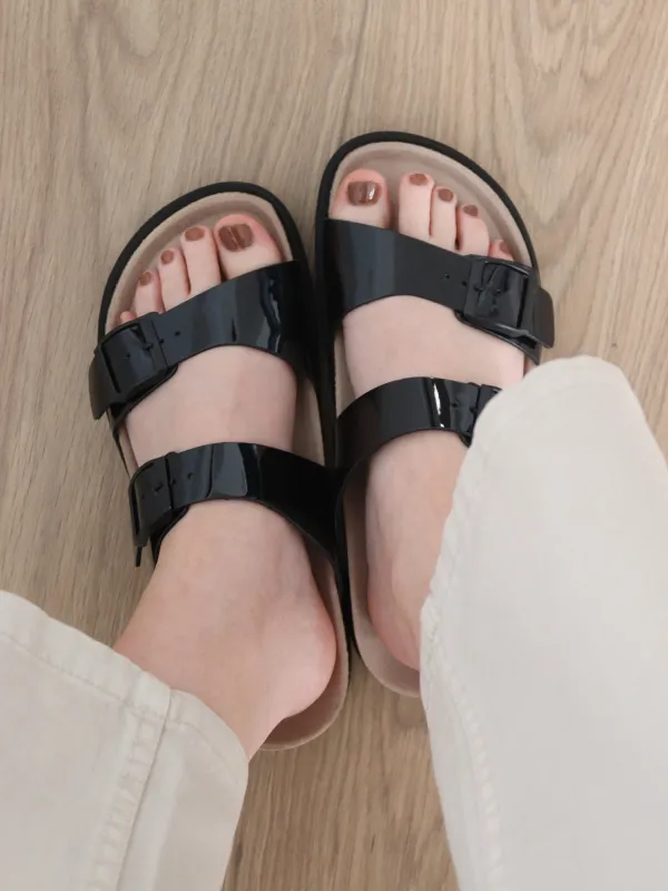 TIKA VEGAN CHAROL BLACK sold by Genuins