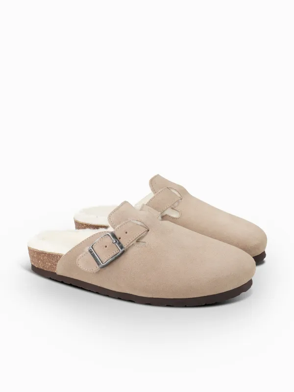 RIVA VELOUR WOOL TAUPE  MAN sold by Genuins