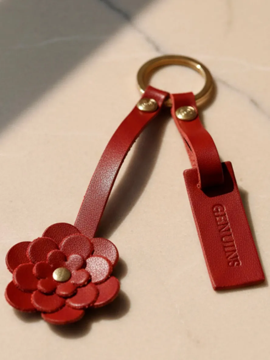 Burgundy Leather CHARM sold by Genuins product image thumbnail 2