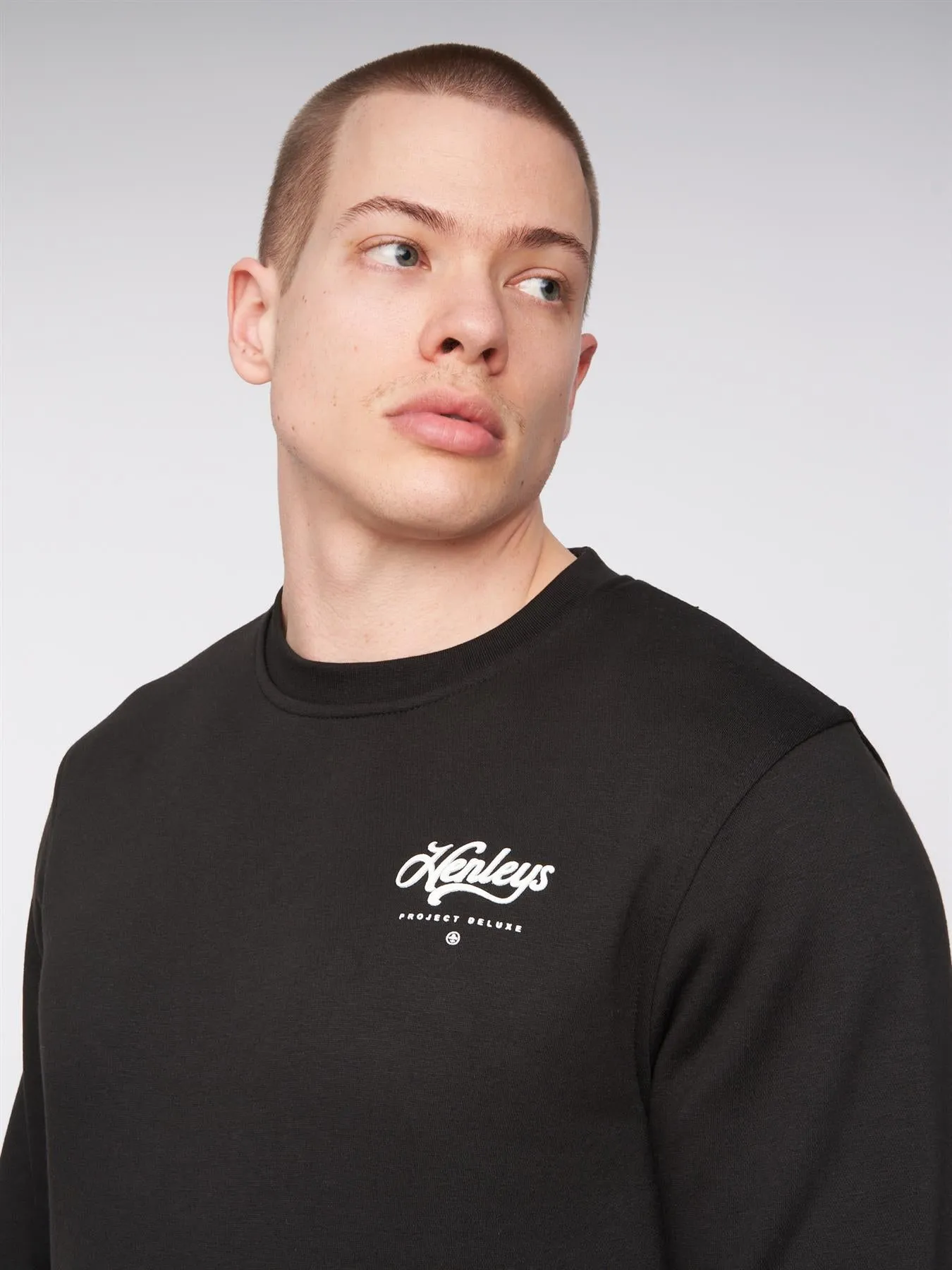 Scripthen Crew Sweat Black sold by Henleys product image thumbnail 5