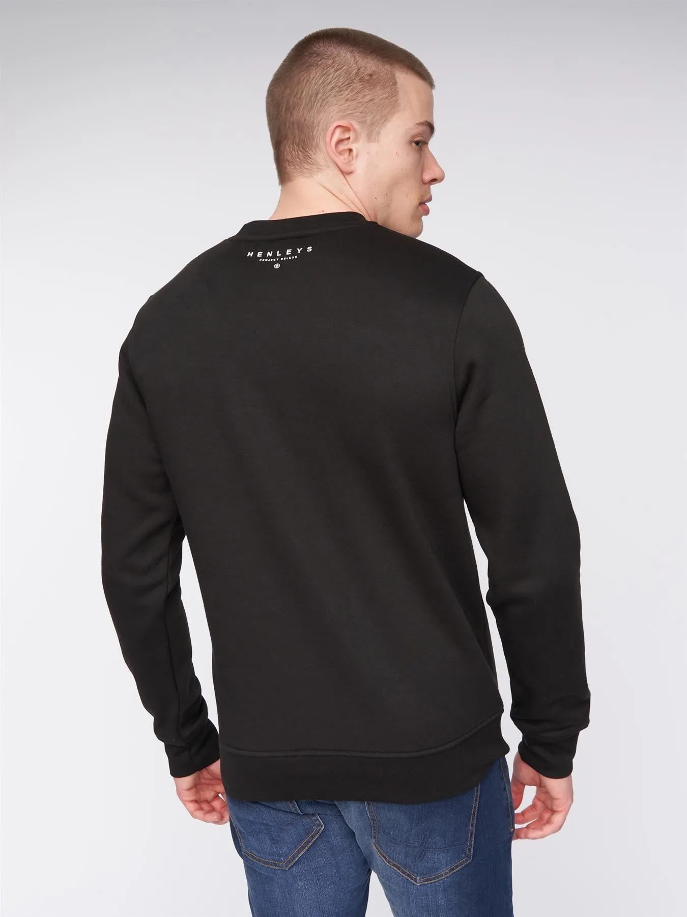 Scripthen Crew Sweat Black sold by Henleys product image thumbnail 4