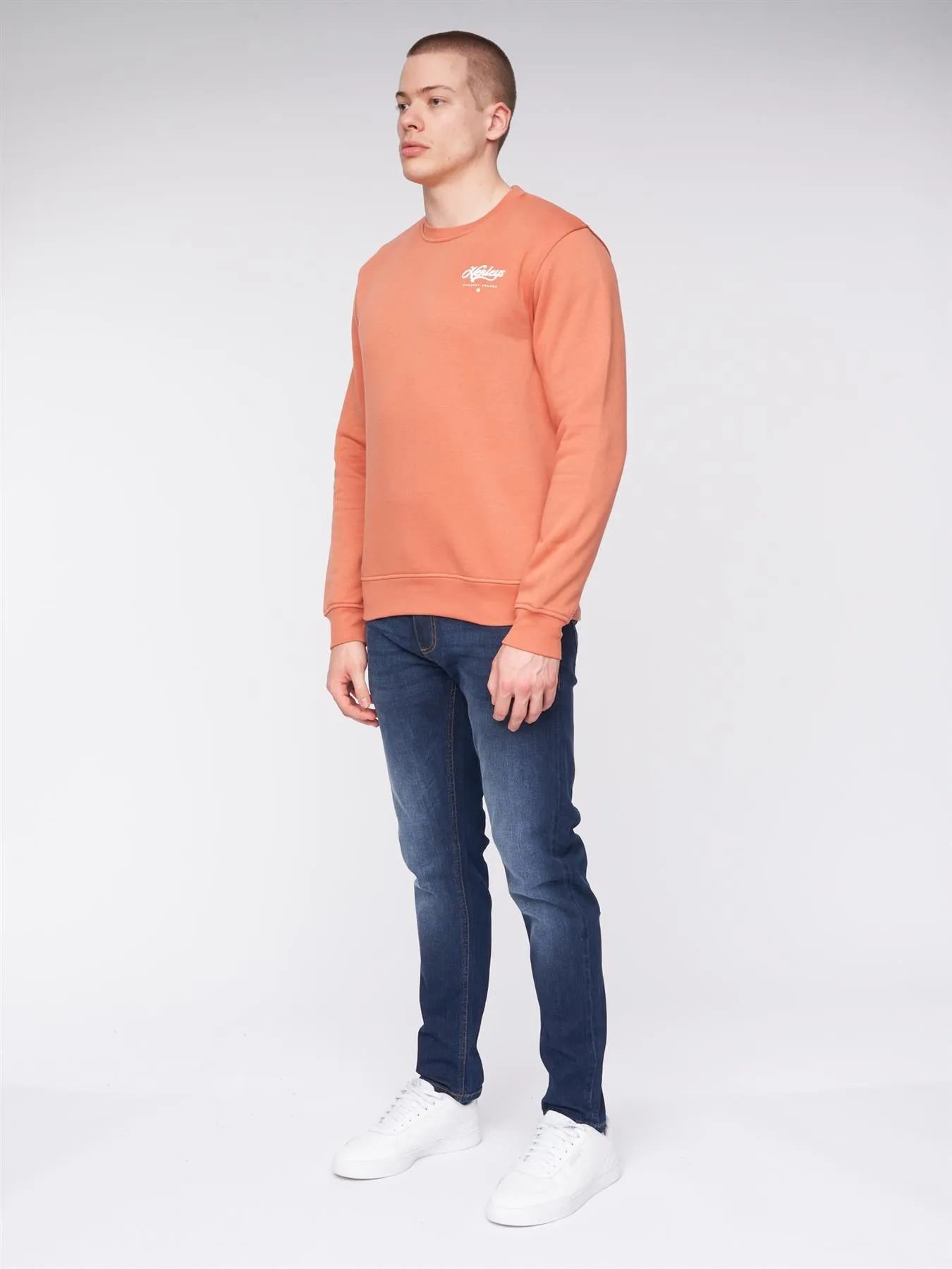 Scripthen Crew Sweat Brick Red sold by Henleys product image thumbnail 2