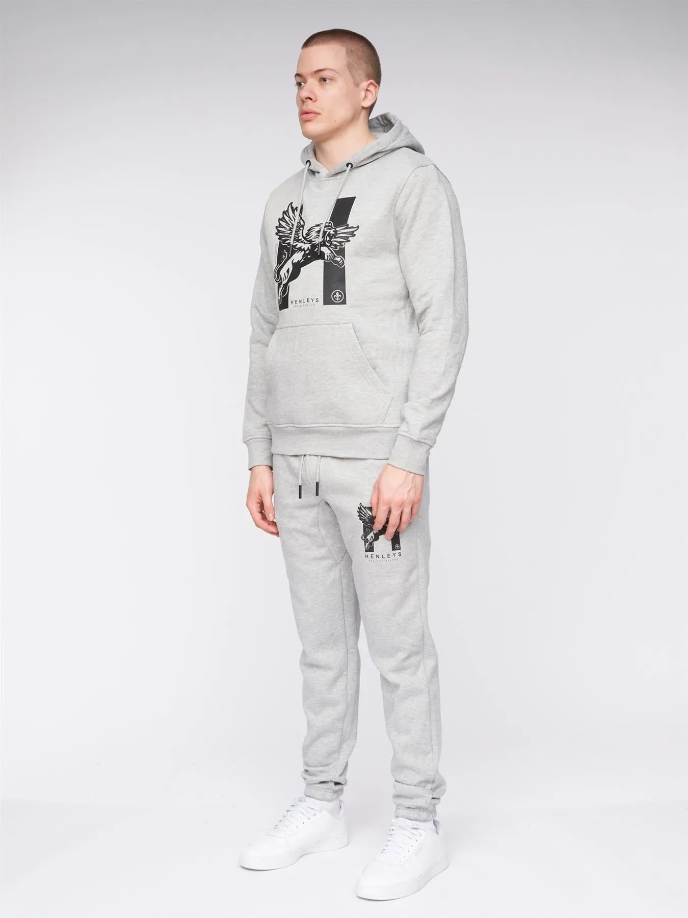 Curveball Hoodie Grey Marl sold by Henleys product image thumbnail 2