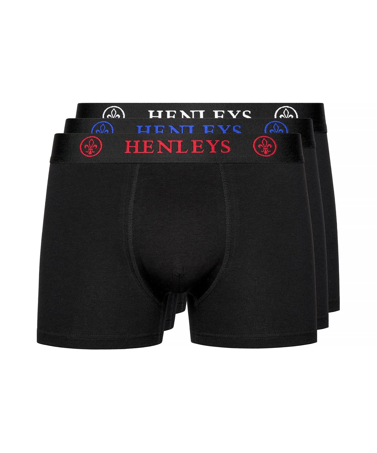 Trilock Boxers 3pk Black sold by Henleys