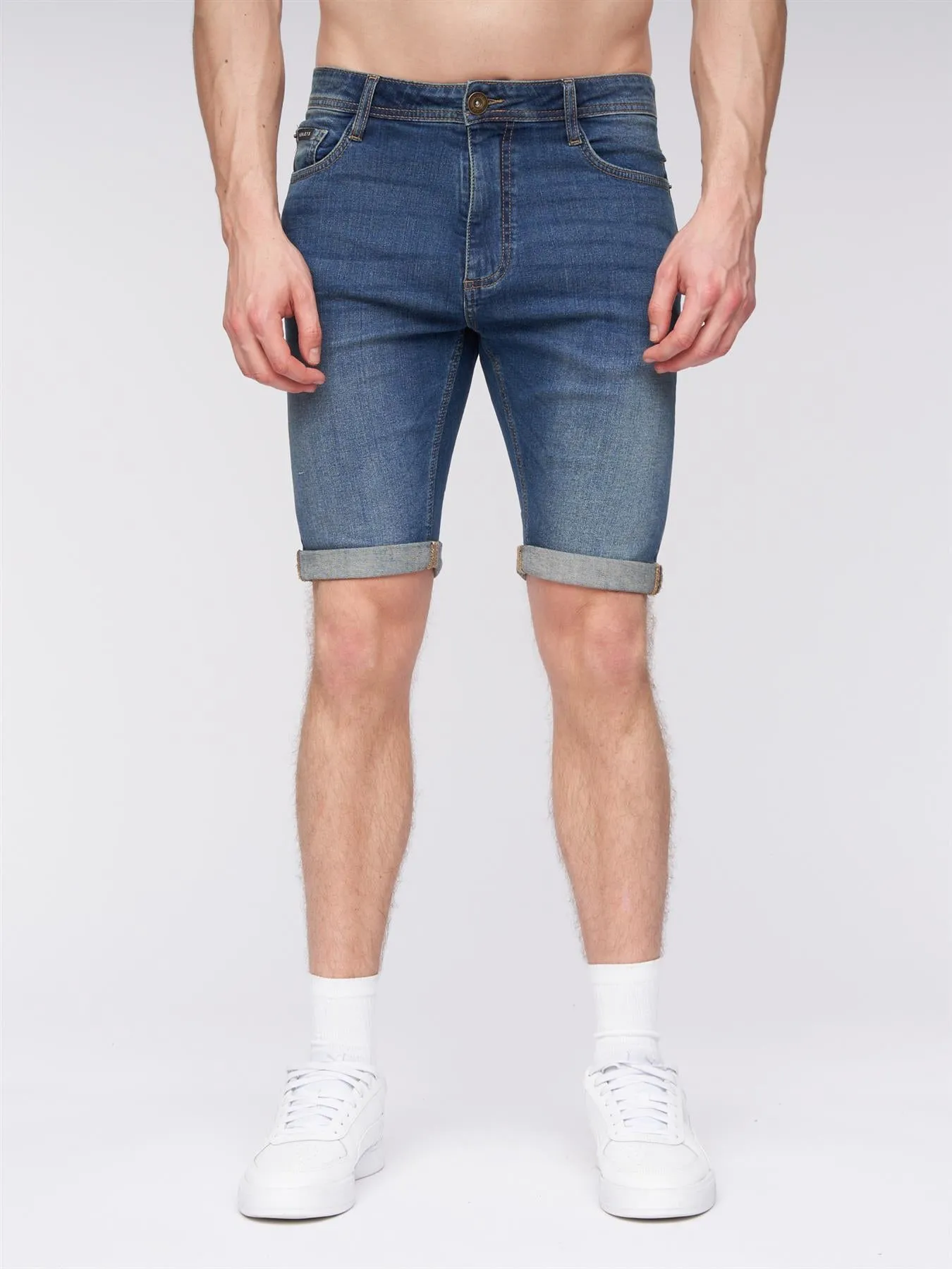 Flex Denim Shorts Stone Wash sold by Henleys