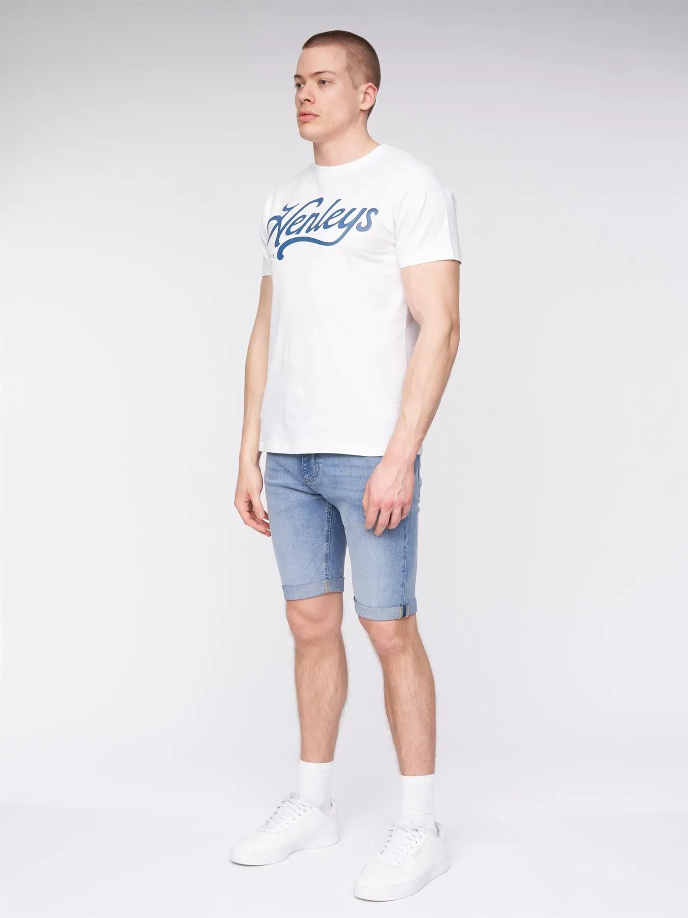 Flex Denim Shorts Light Wash sold by Henleys product image thumbnail 2