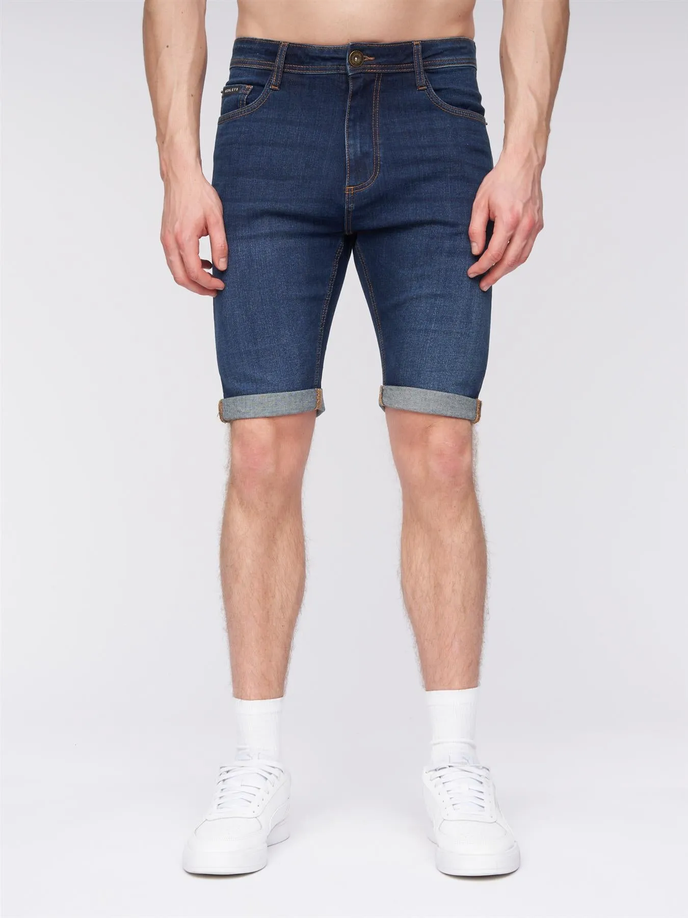 Flex Denim Shorts Dark Wash sold by Henleys