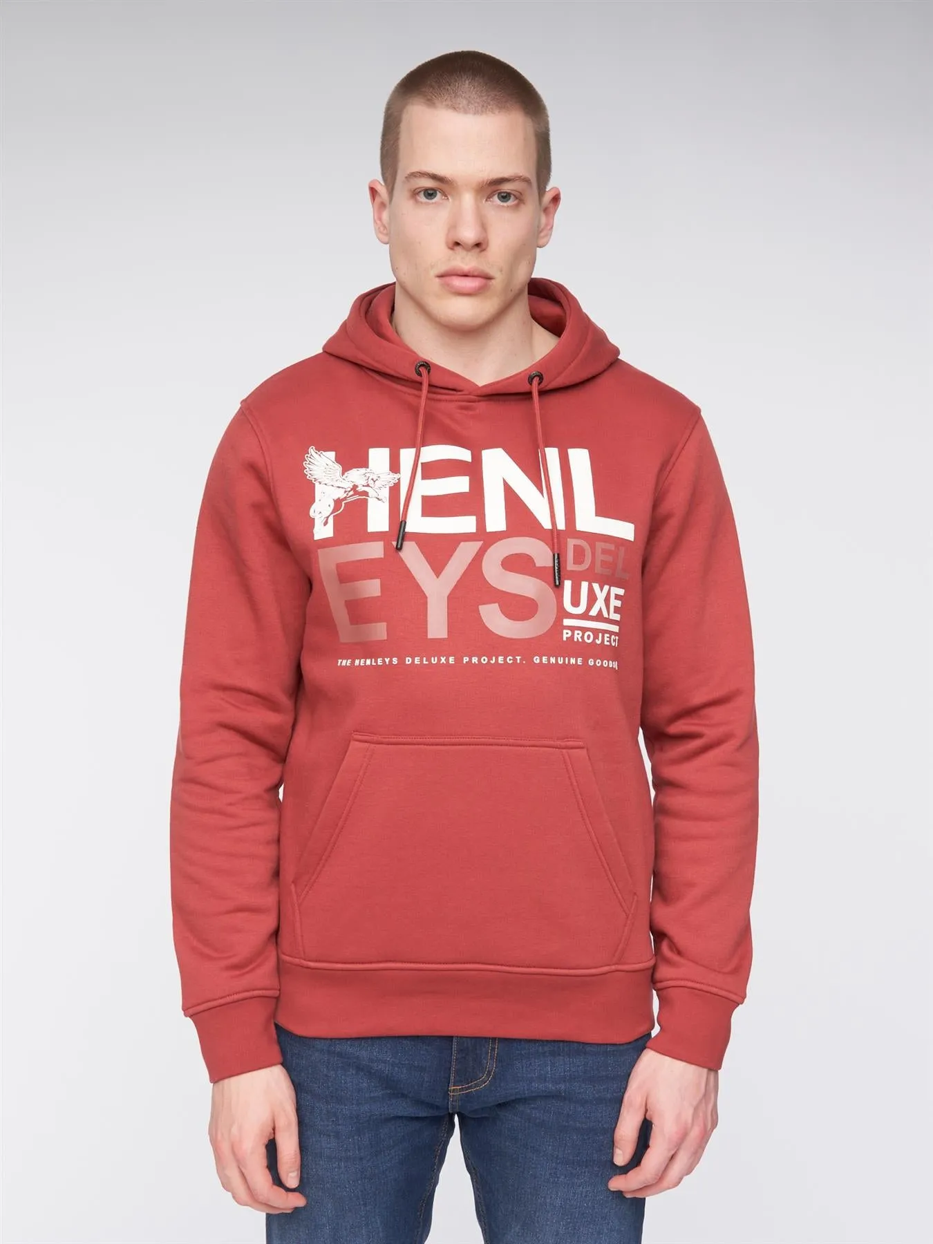 Classhen Hoodie Deep Red sold by Henleys