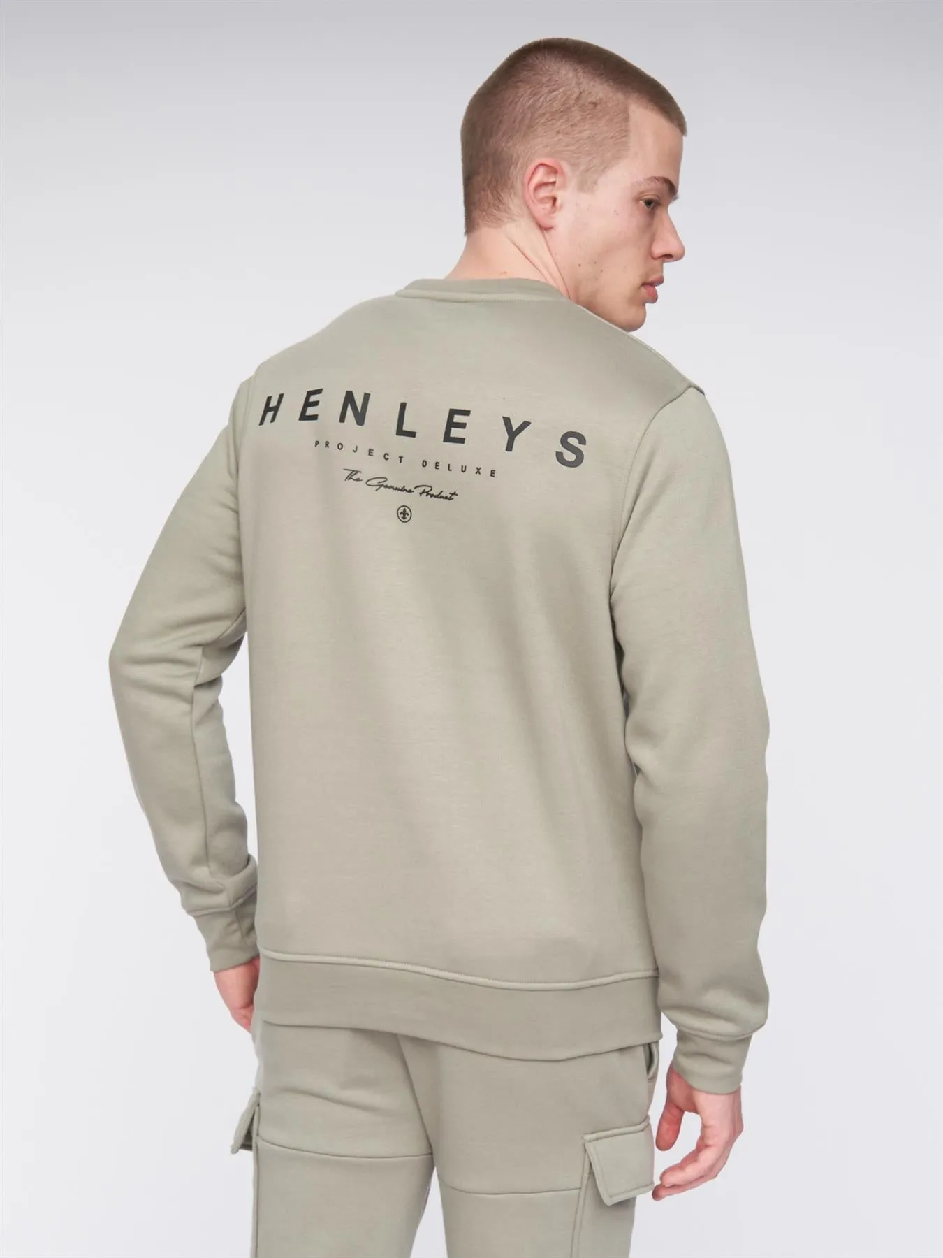 Morehen Crew Sweat Dusty Olive sold by Henleys product image thumbnail 4