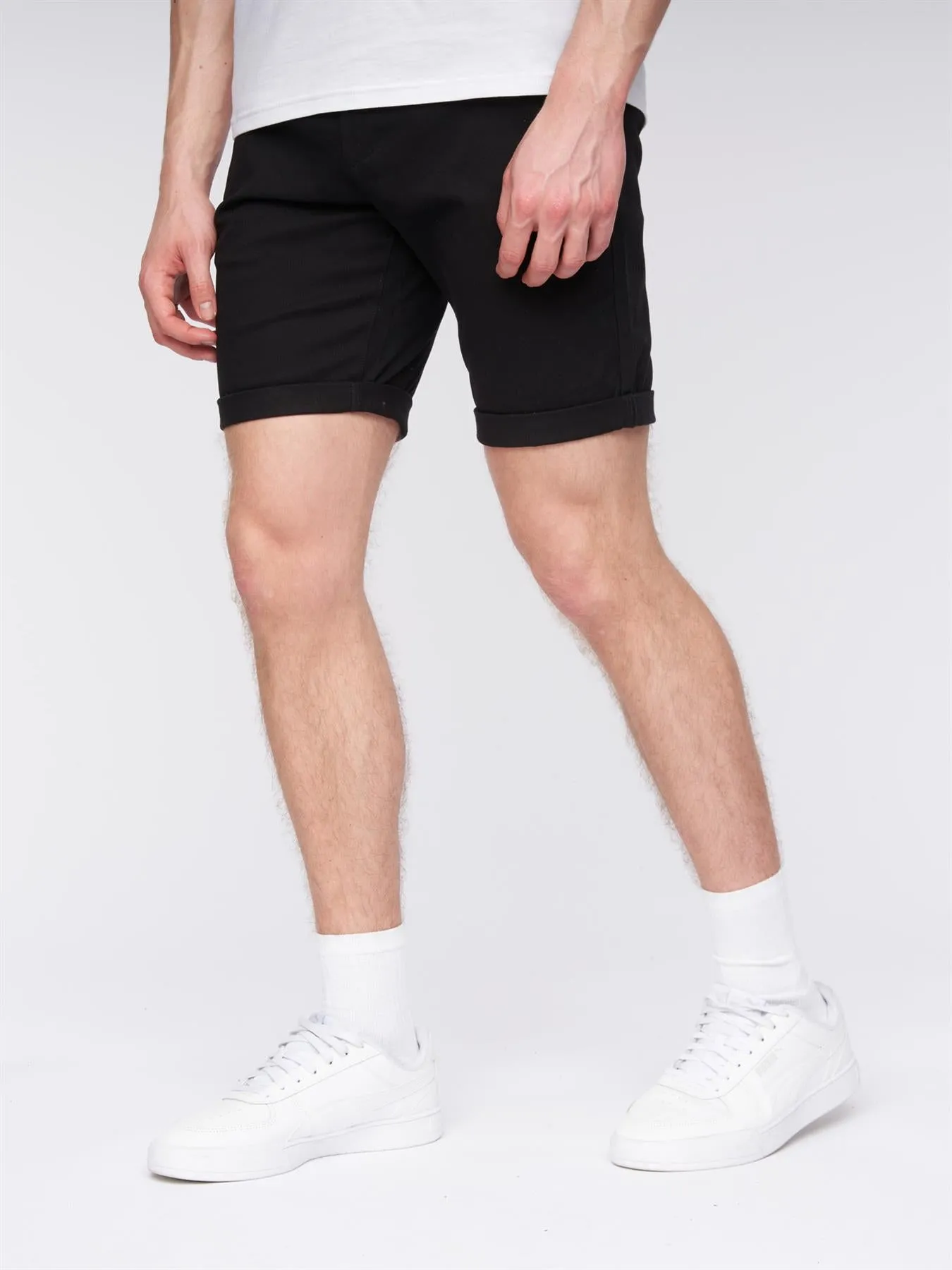 Copehen Chino Shorts Black sold by Henleys