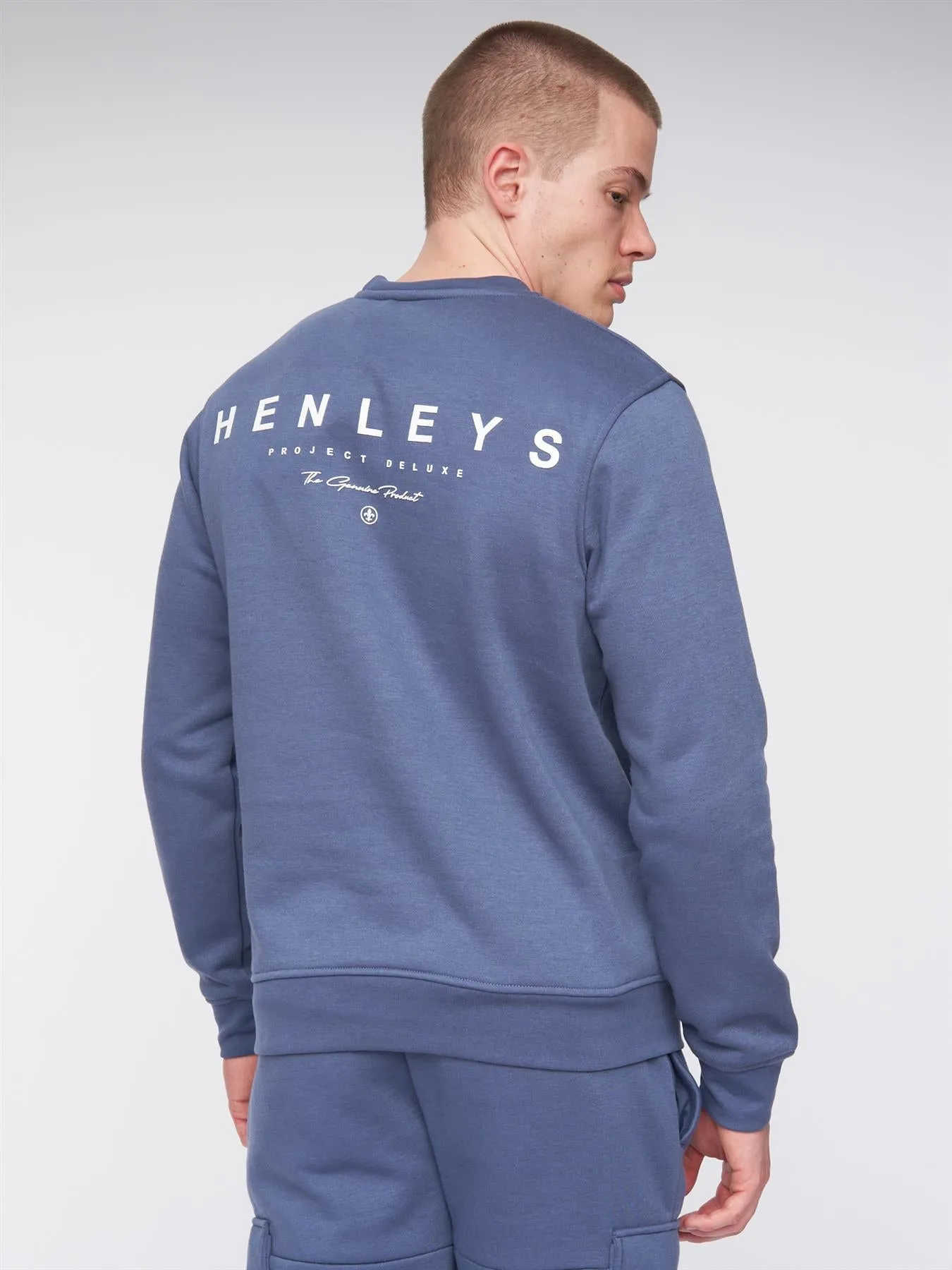 Morehen Crew Sweat Deep Blue sold by Henleys product image thumbnail 4