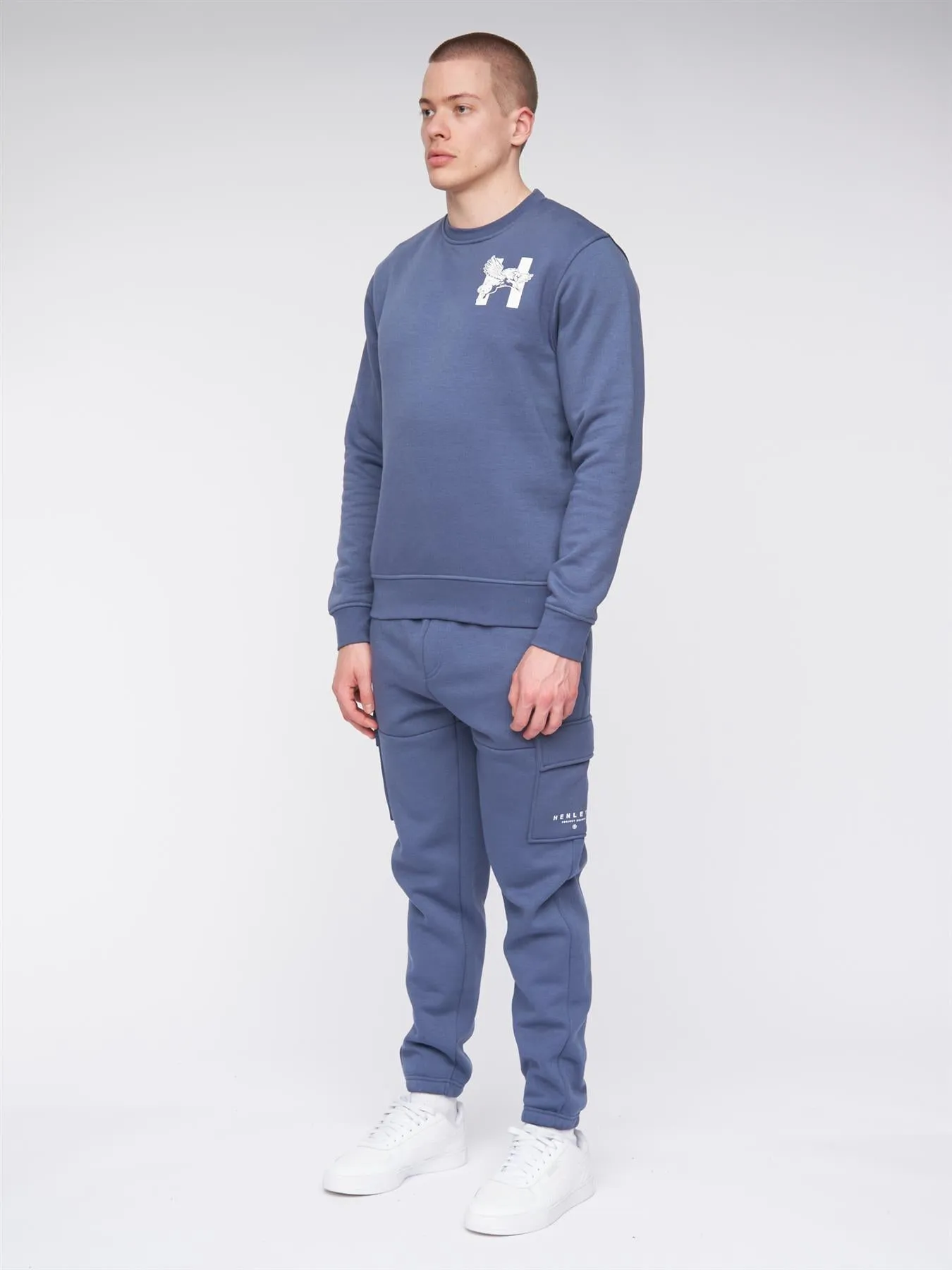 Morehen Crew Sweat Deep Blue sold by Henleys product image thumbnail 2