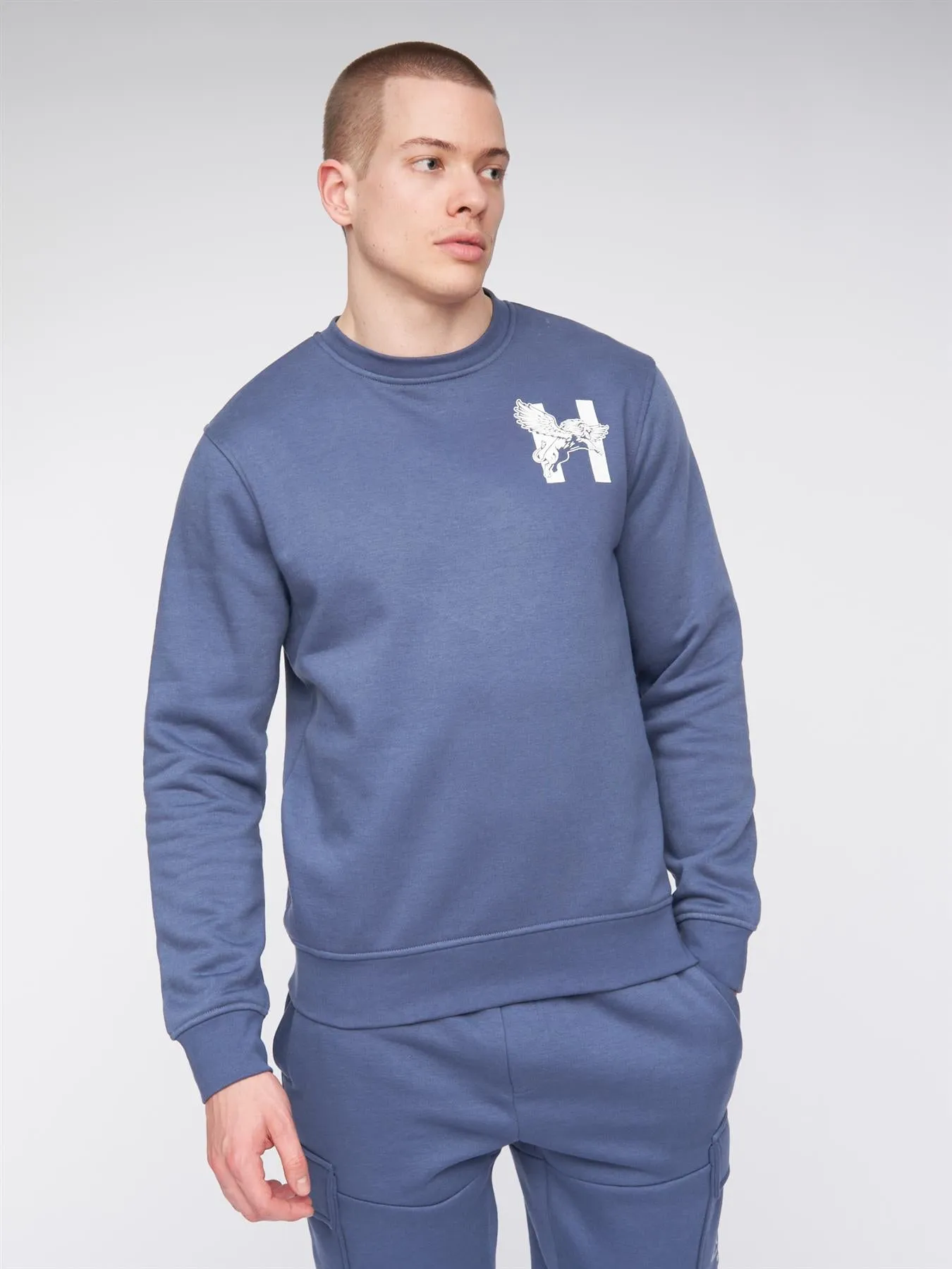 Morehen Crew Sweat Deep Blue sold by Henleys product image thumbnail 3