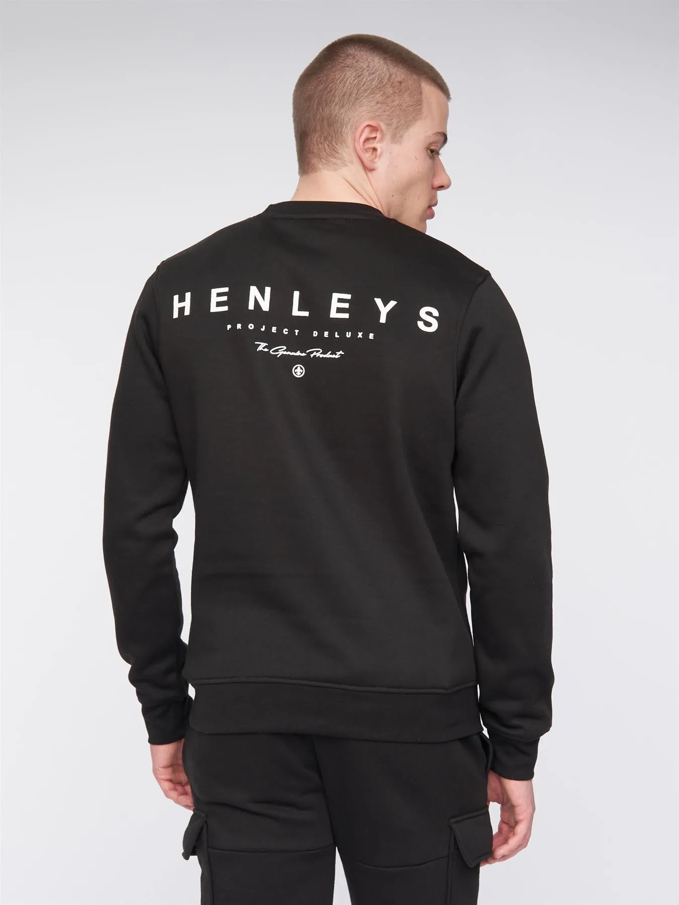 Morehen Crew Sweat Black sold by Henleys product image thumbnail 4