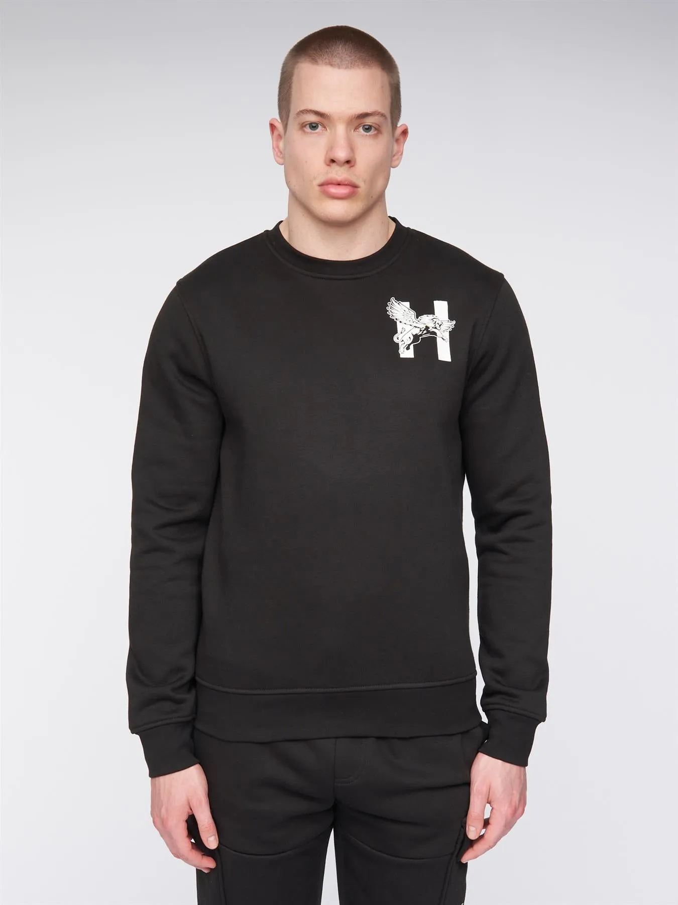 Morehen Crew Sweat Black sold by Henleys product image thumbnail 3