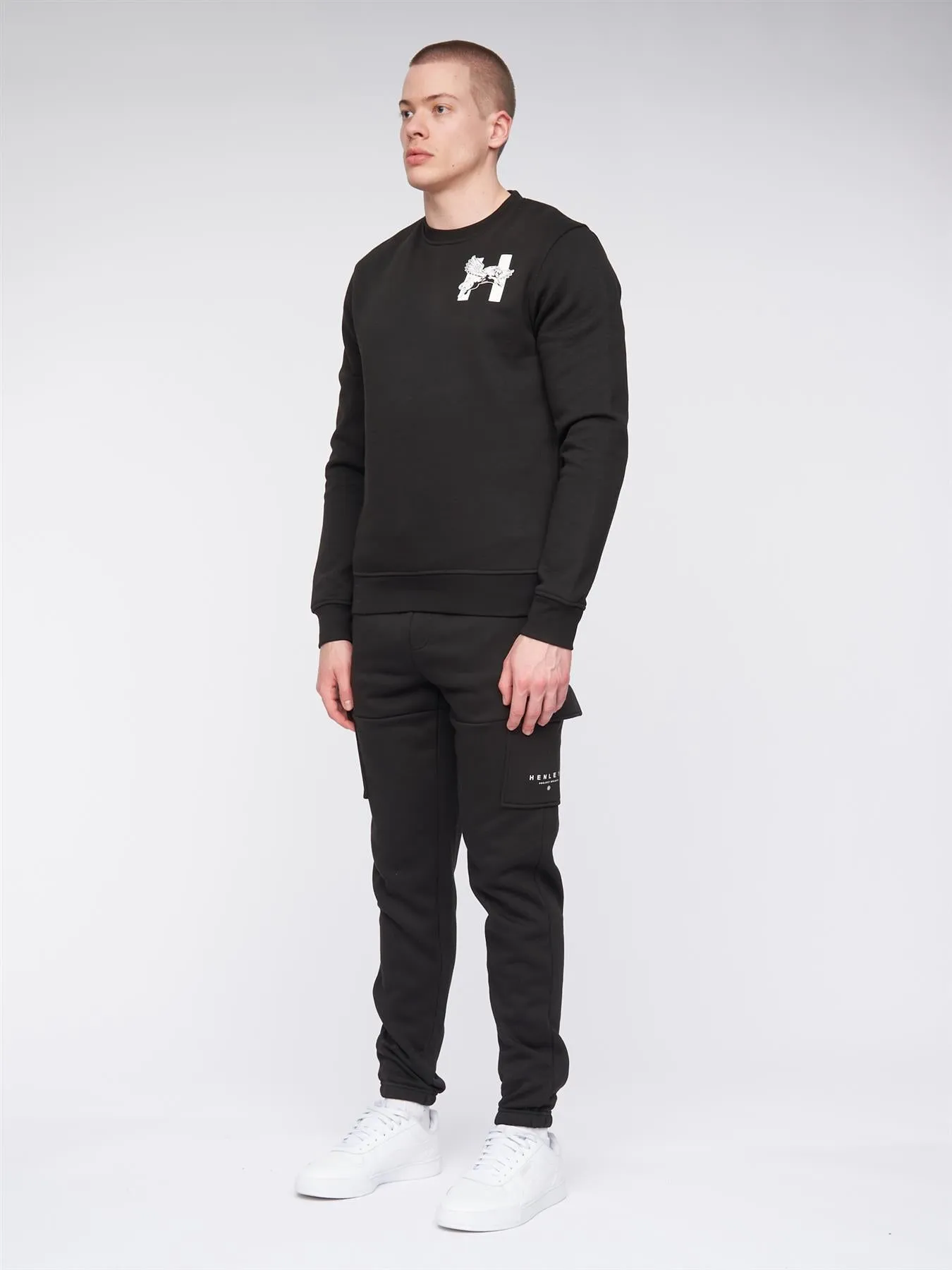 Morehen Crew Sweat Black sold by Henleys product image thumbnail 2