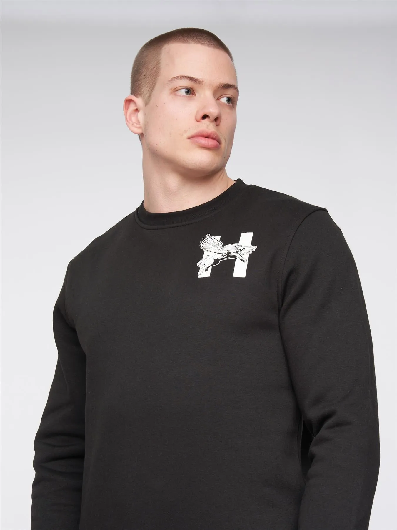 Morehen Crew Sweat Black sold by Henleys product image thumbnail 5