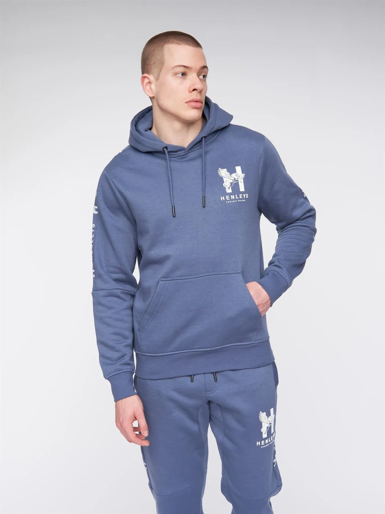 Tapehen Hoodie Deep Blue sold by Henleys product image thumbnail 3