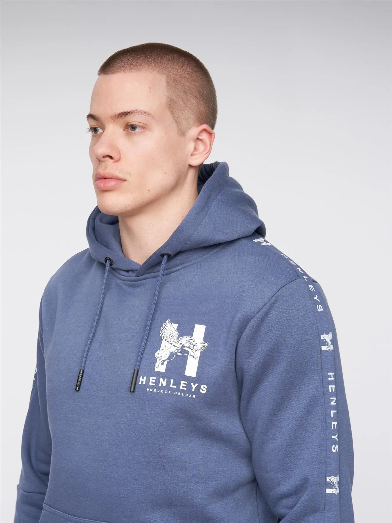 Tapehen Hoodie Deep Blue sold by Henleys product image thumbnail 5