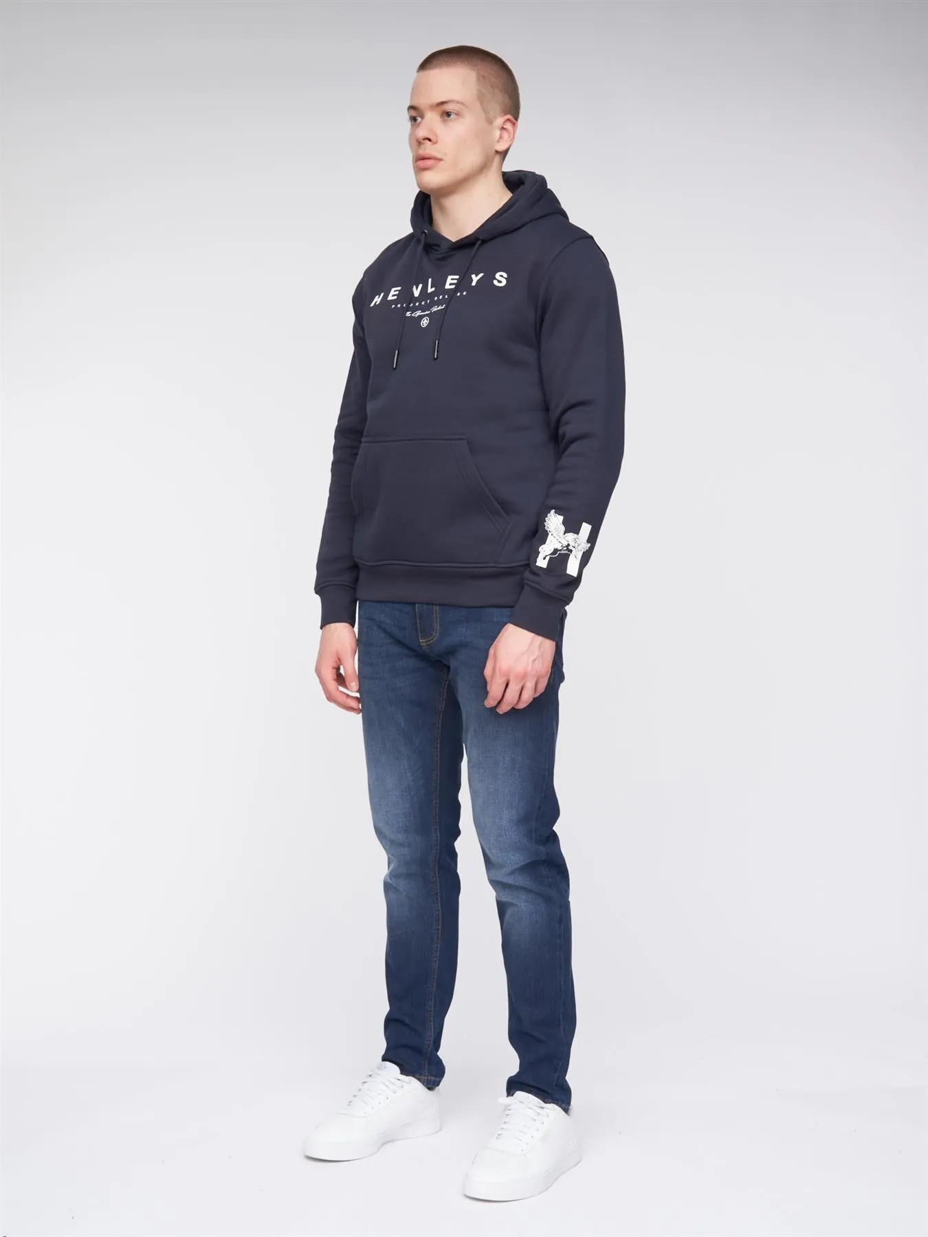 Hentyme Hoodie Navy sold by Henleys product image thumbnail 2