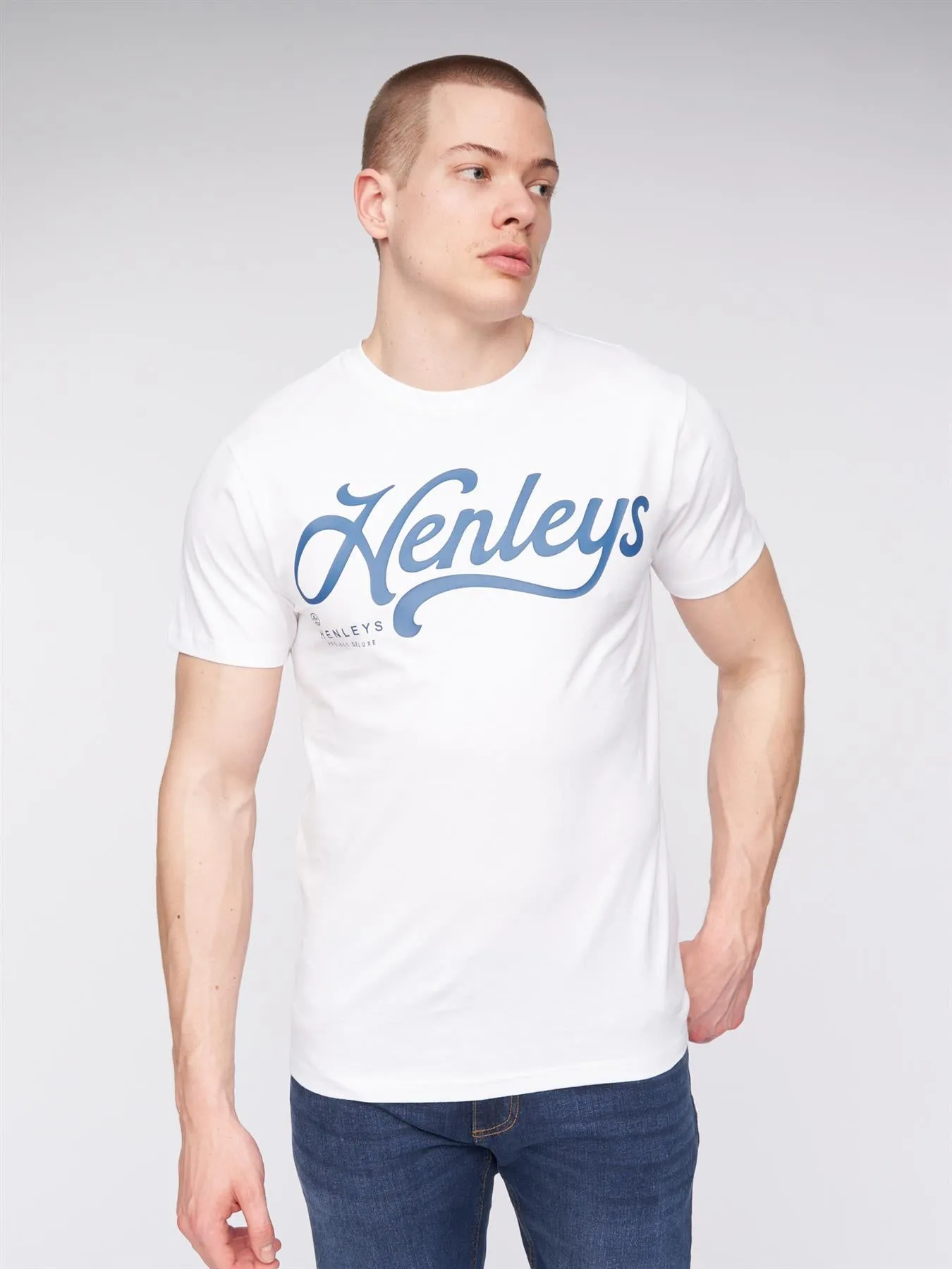 Scripthen T-Shirt White sold by Henleys product image thumbnail 3