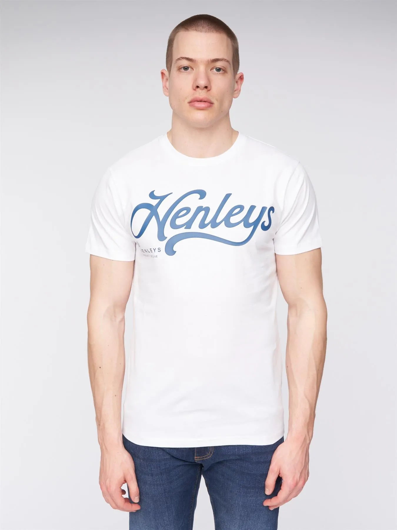 Scripthen T-Shirt White sold by Henleys