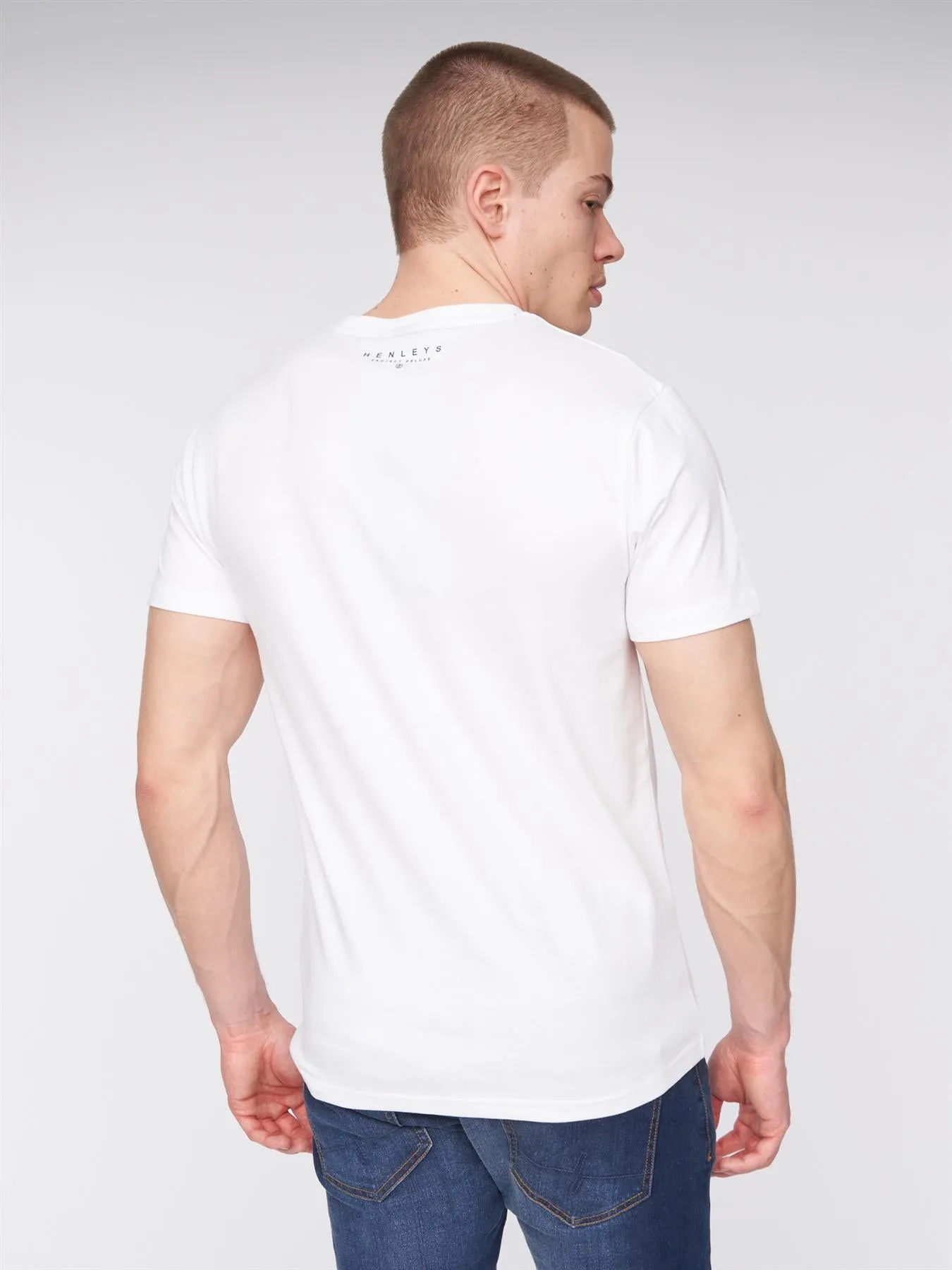 Scripthen T-Shirt White sold by Henleys product image thumbnail 4
