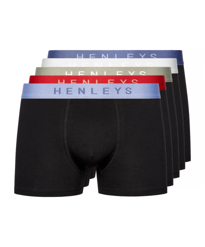 Blackiris Boxers 5pk Assorted sold by Henleys