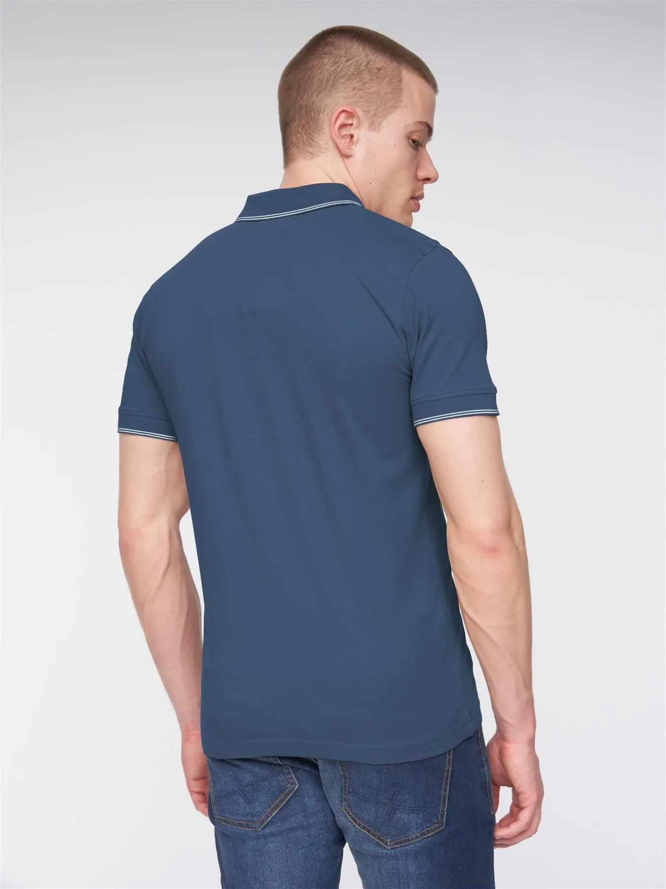 Moorehen Polo Deep Blue sold by Henleys product image thumbnail 4