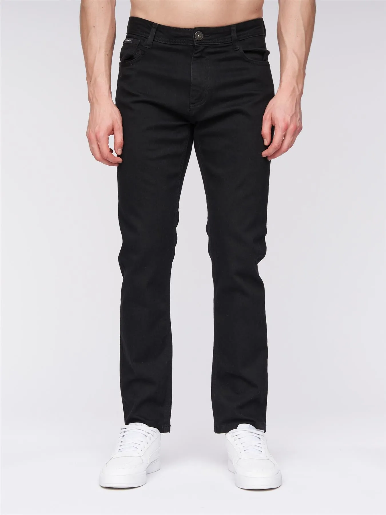 Craze Comfort Fit Jeans Black sold by Henleys