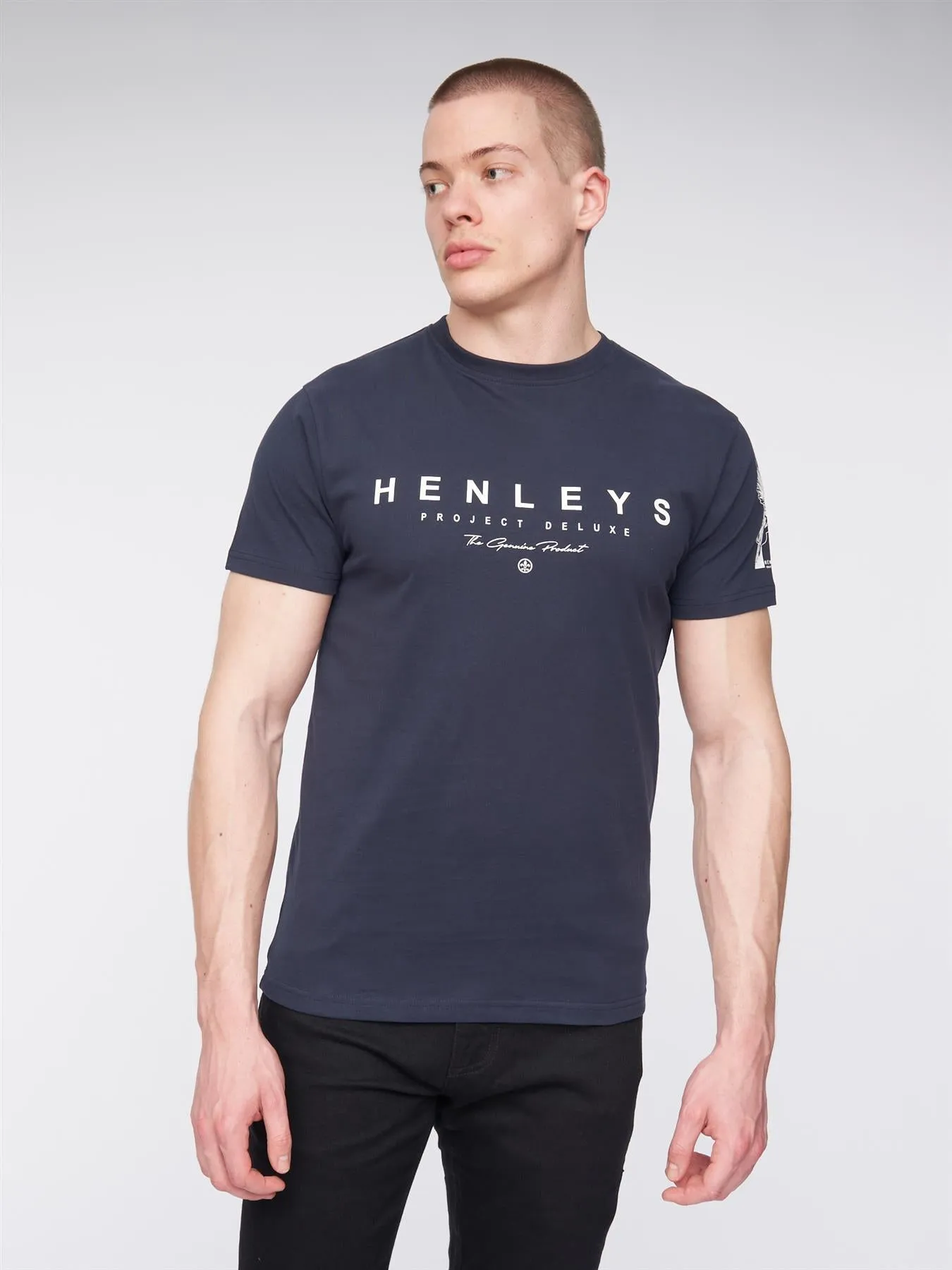 Hentyme T-Shirt Navy sold by Henleys product image thumbnail 3