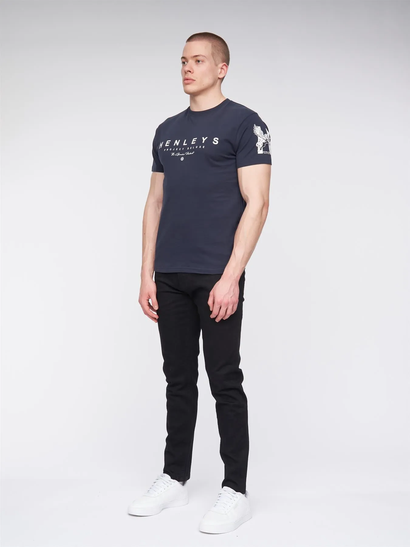 Hentyme T-Shirt Navy sold by Henleys product image thumbnail 2