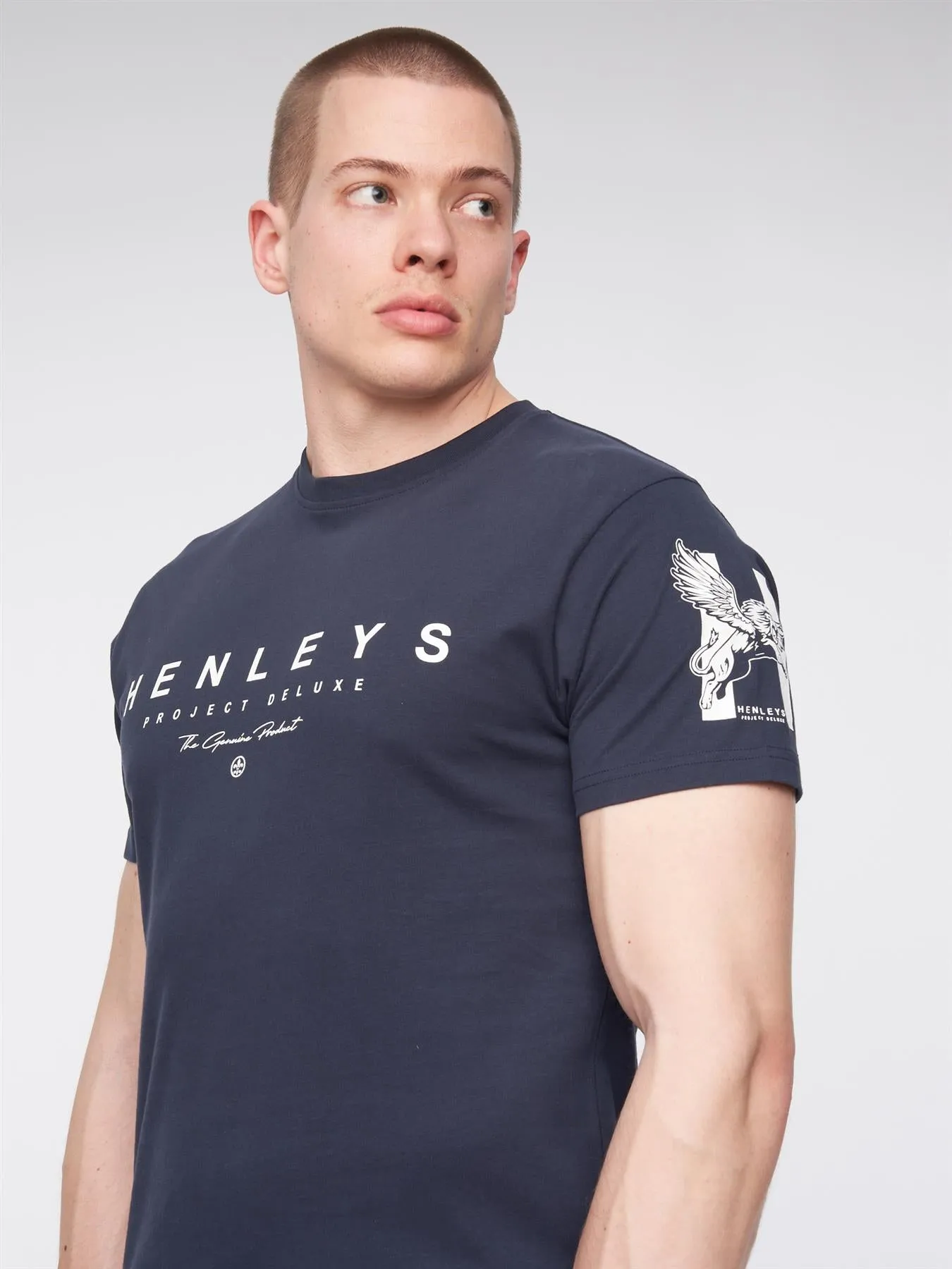 Hentyme T-Shirt Navy sold by Henleys product image thumbnail 5