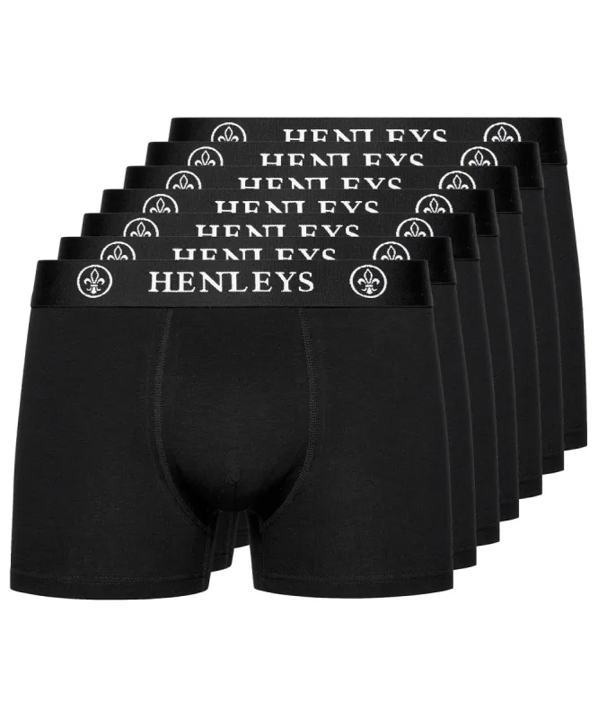 McBlacken Boxers 7pk Black sold by Henleys