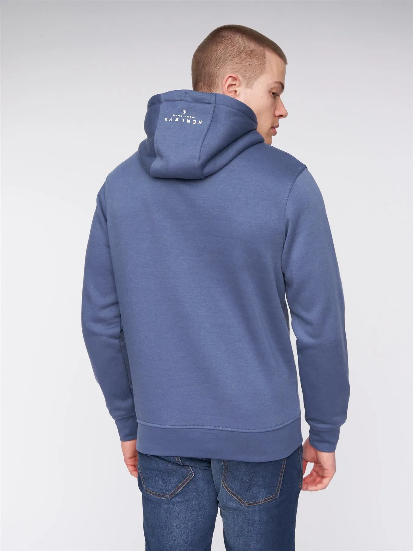 Scripthen Hoodie Deep Blue sold by Henleys product image thumbnail 4