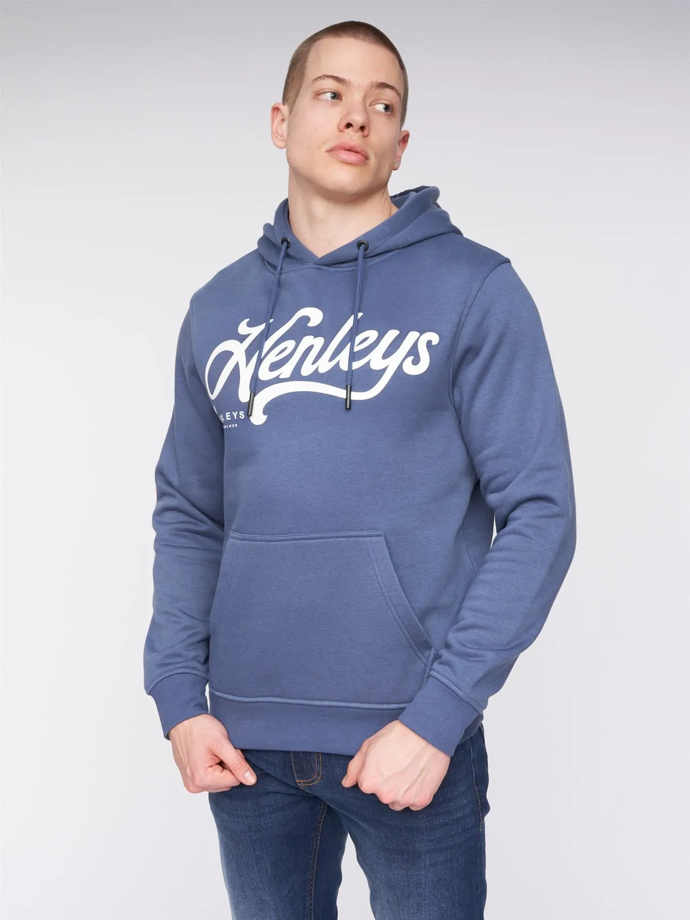 Scripthen Hoodie Deep Blue sold by Henleys product image thumbnail 3