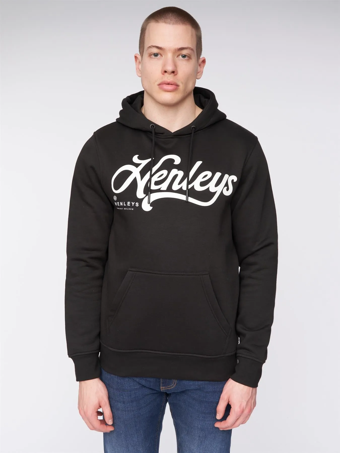 Scripthen Hoodie Black sold by Henleys