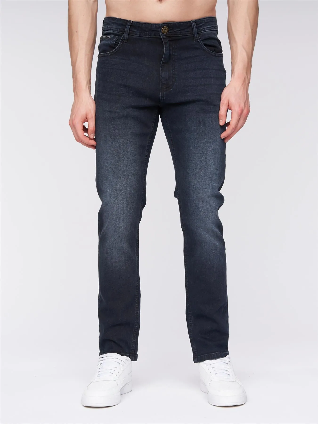 Craze Comfort Fit Jeans Blue Black sold by Henleys