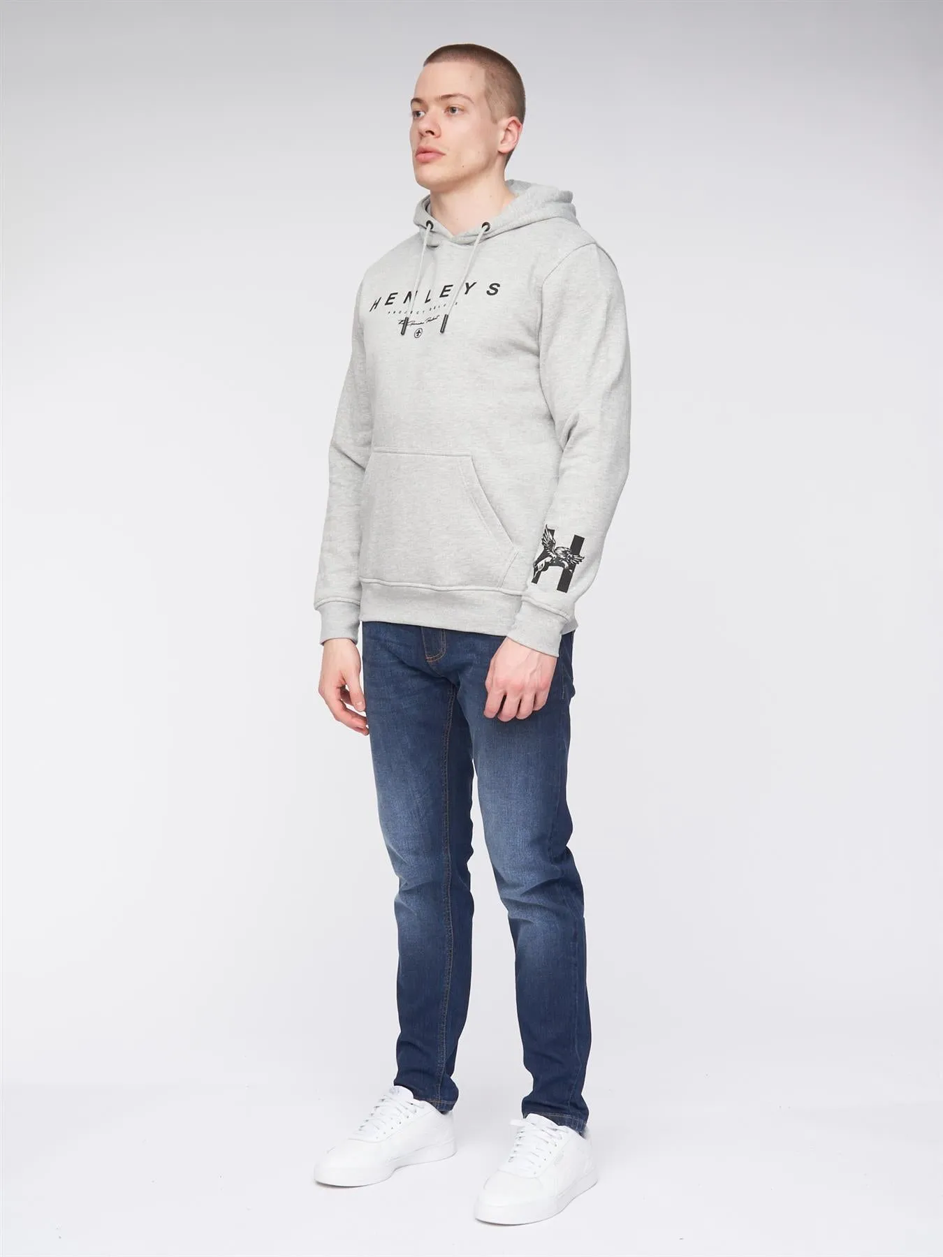 Hentyme Hoodie Grey Marl sold by Henleys product image thumbnail 2