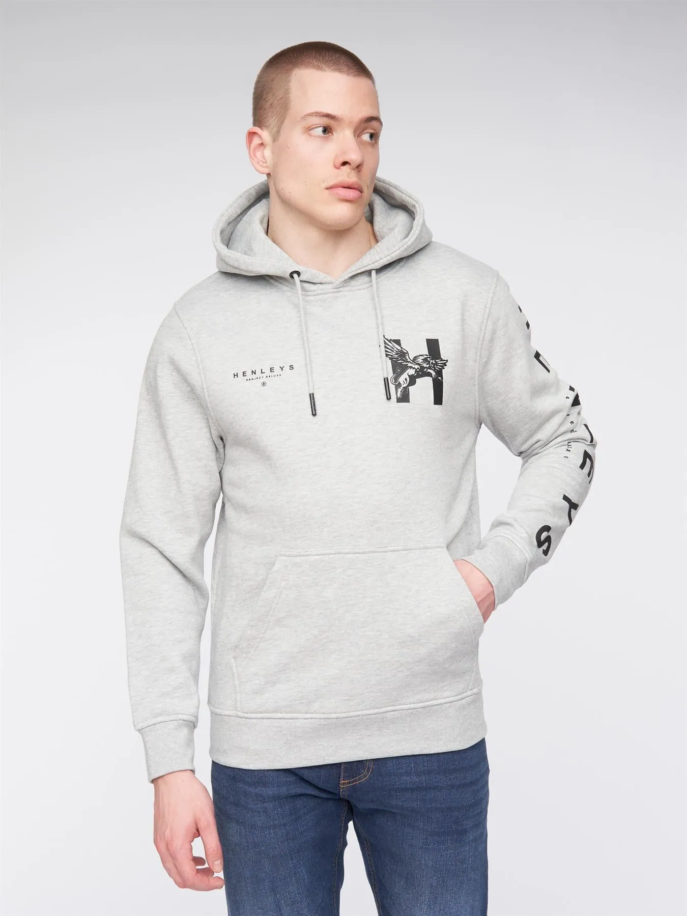 Kilhen Hoodie Grey Marl sold by Henleys product image thumbnail 3