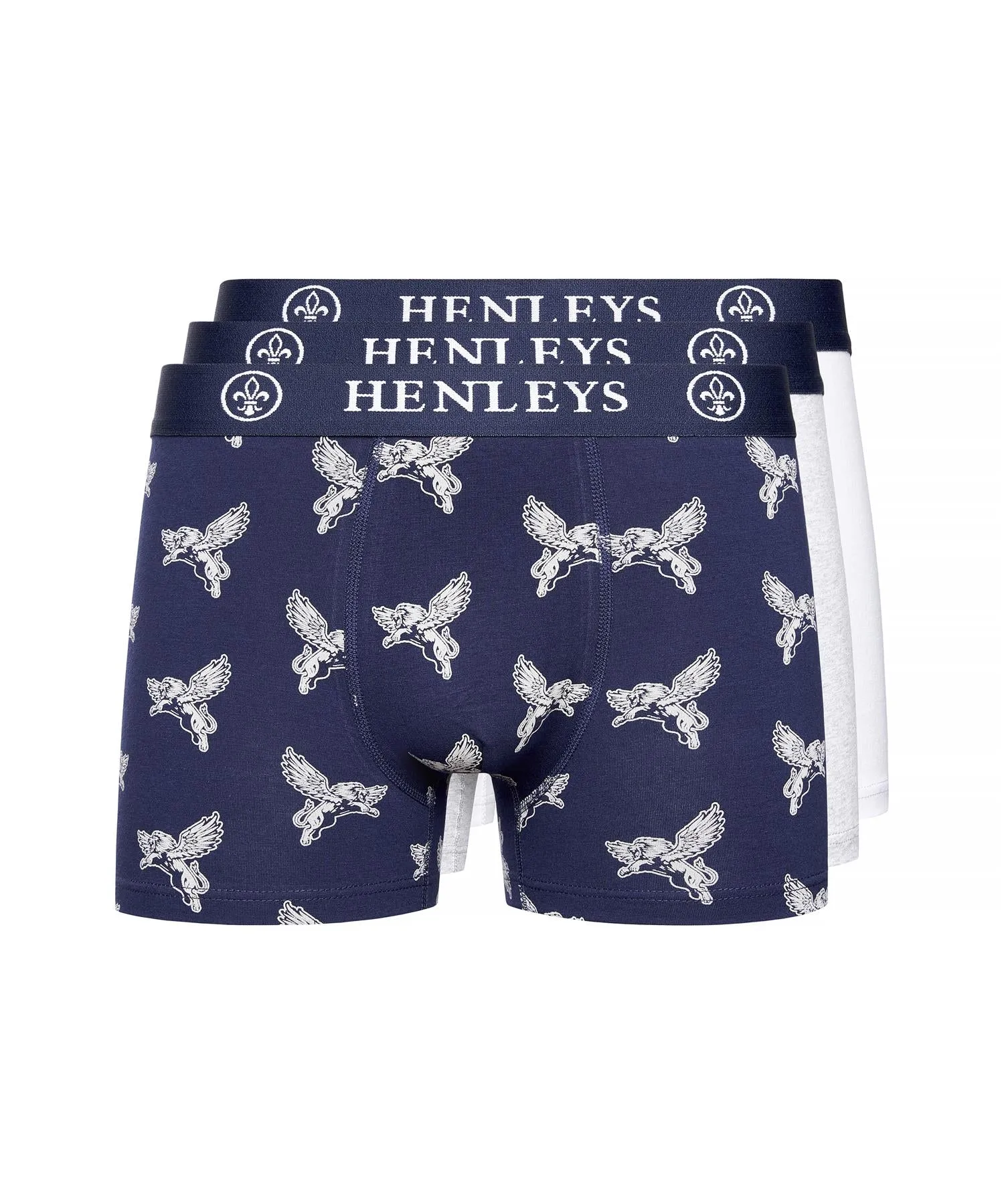 Lionwing Boxers 3pk Assorted sold by Henleys