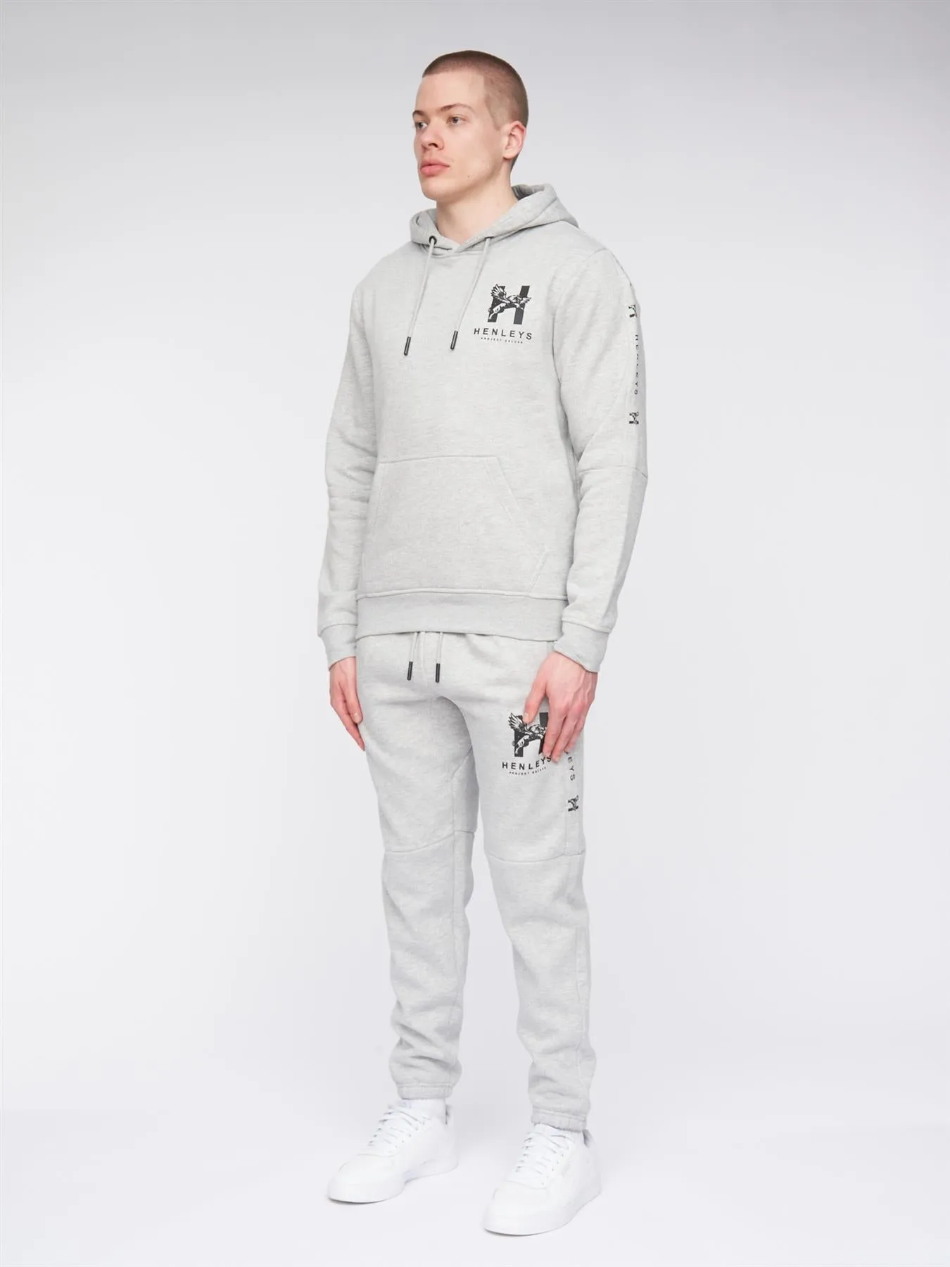 Tapehen Hoodie Grey Marl sold by Henleys product image thumbnail 2