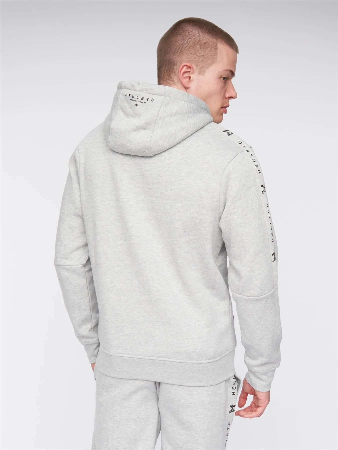 Tapehen Hoodie Grey Marl sold by Henleys product image thumbnail 4