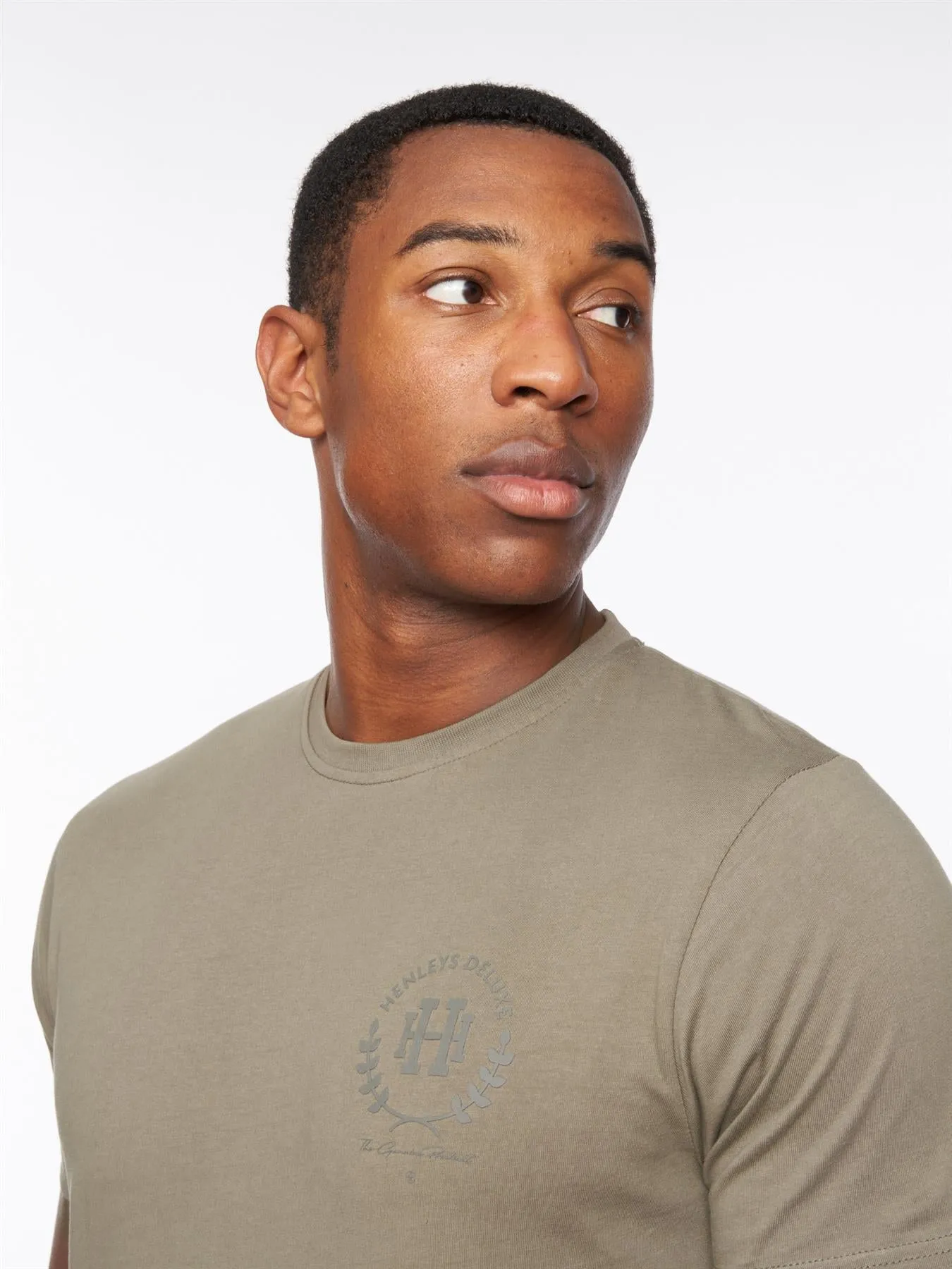 Alston T-Shirt Khaki sold by Henleys product image thumbnail 4
