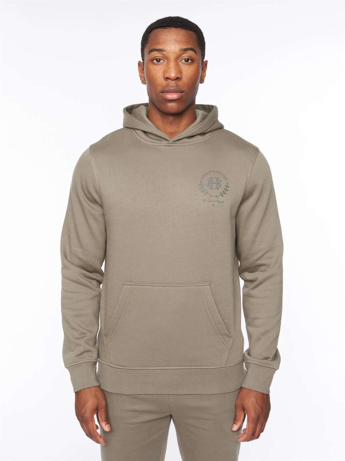 Alston Hoodie Khaki sold by Henleys