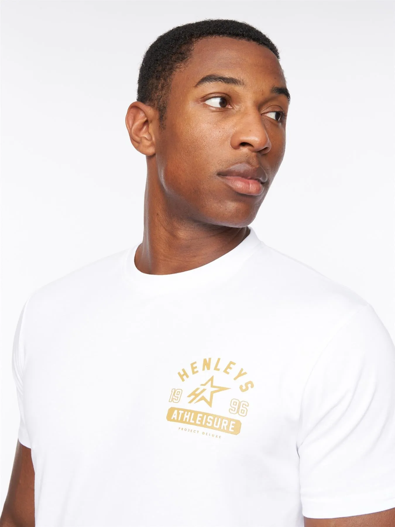 Upton T-Shirt Optic White sold by Henleys product image thumbnail 3