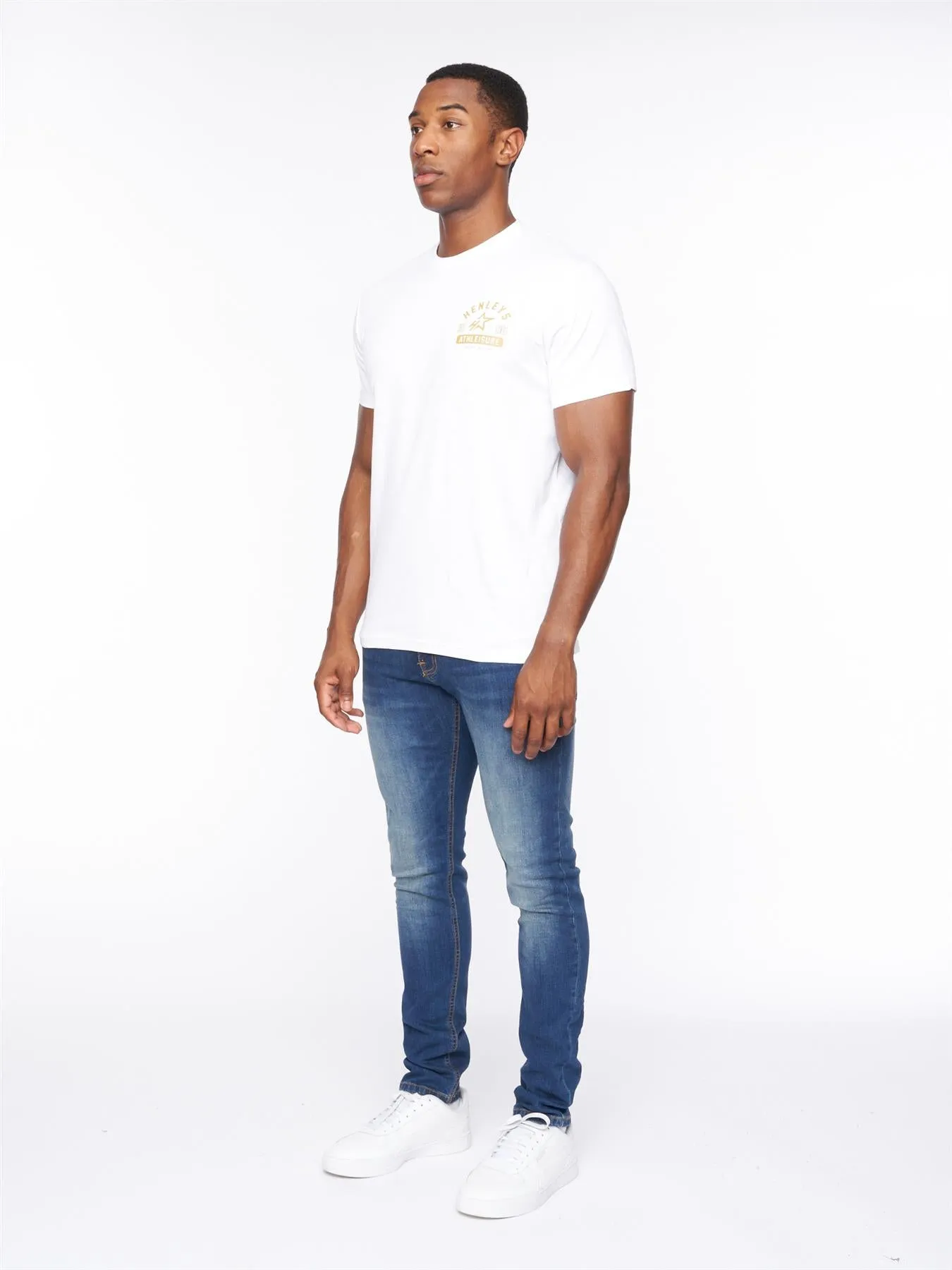 Upton T-Shirt Optic White sold by Henleys product image thumbnail 5
