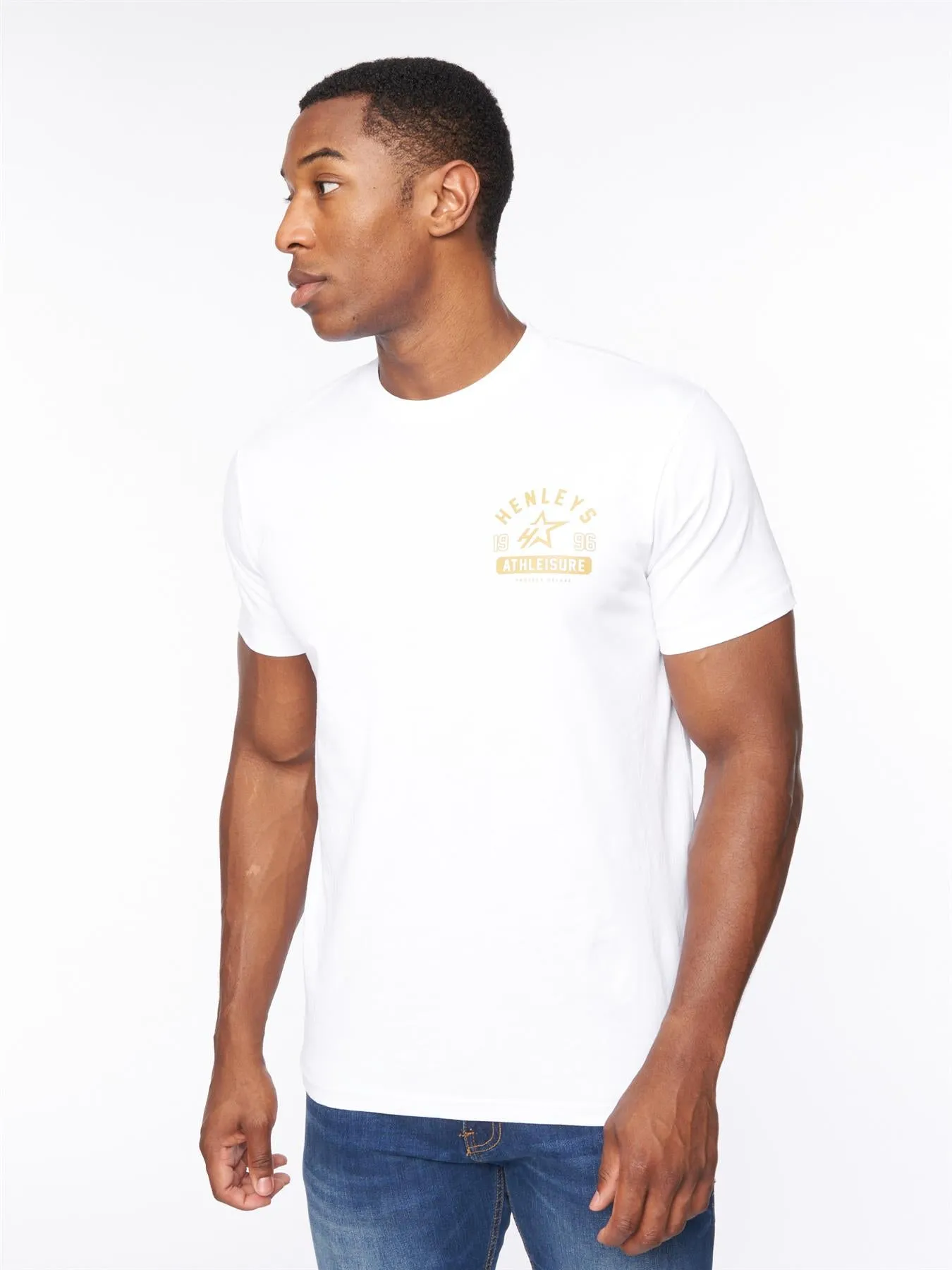 Upton T-Shirt Optic White sold by Henleys product image thumbnail 2