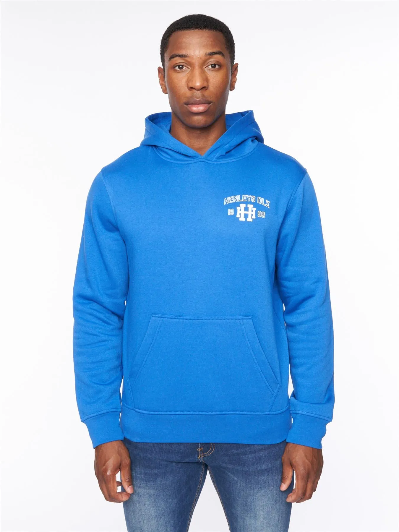 Edgeton Hoodie Blue sold by Henleys